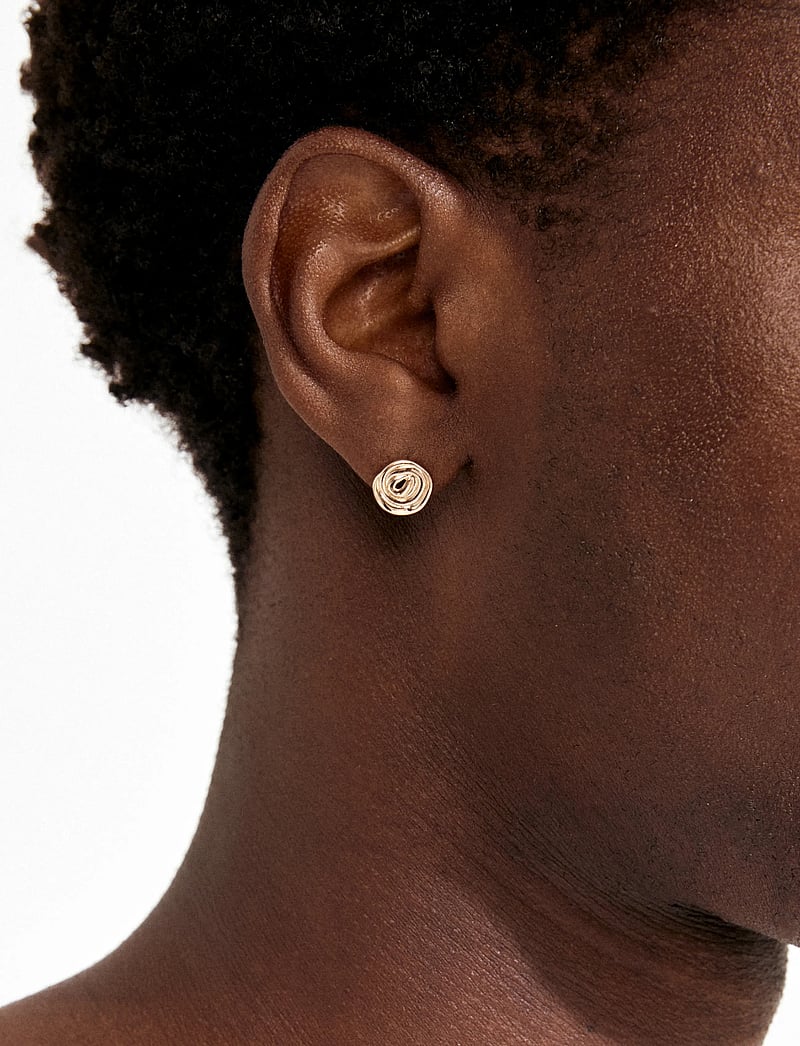 Pilgrim - AIR earrings gold-plated - ohrstecker - gold plated - 0