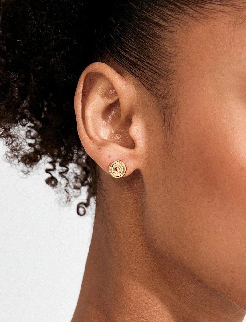 Pilgrim - AIR earrings gold-plated - ohrstecker - gold plated - 2