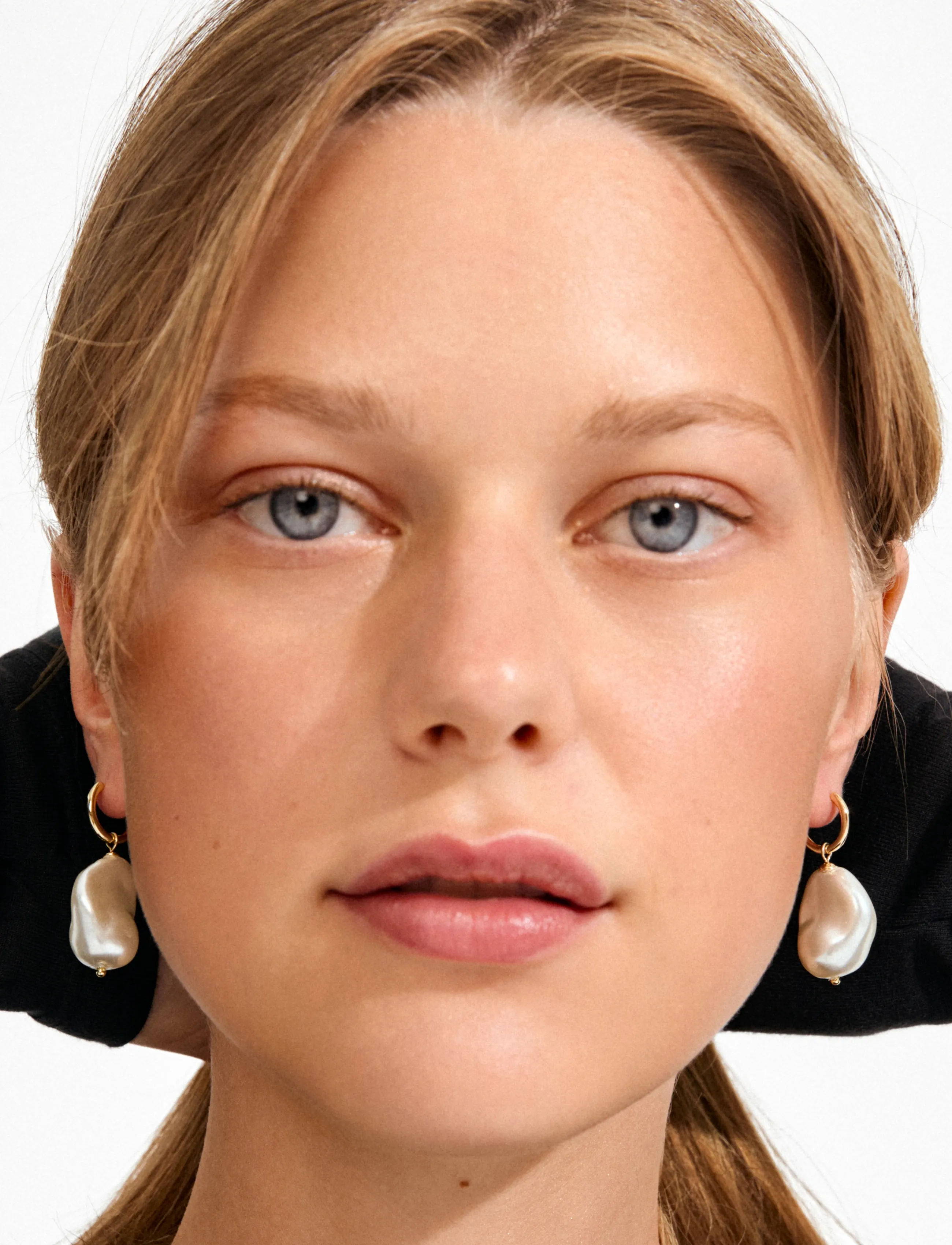 Pilgrim Radley Earrings Gold-Plated, Kvinder, Barok Perle Hoop Øreringe, Guld, Str: ONE SIZE