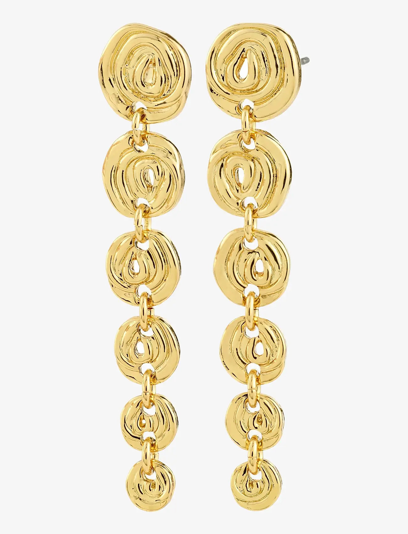 Pilgrim - AIR earrings gold-plated - statement earrings - gold plated - 1