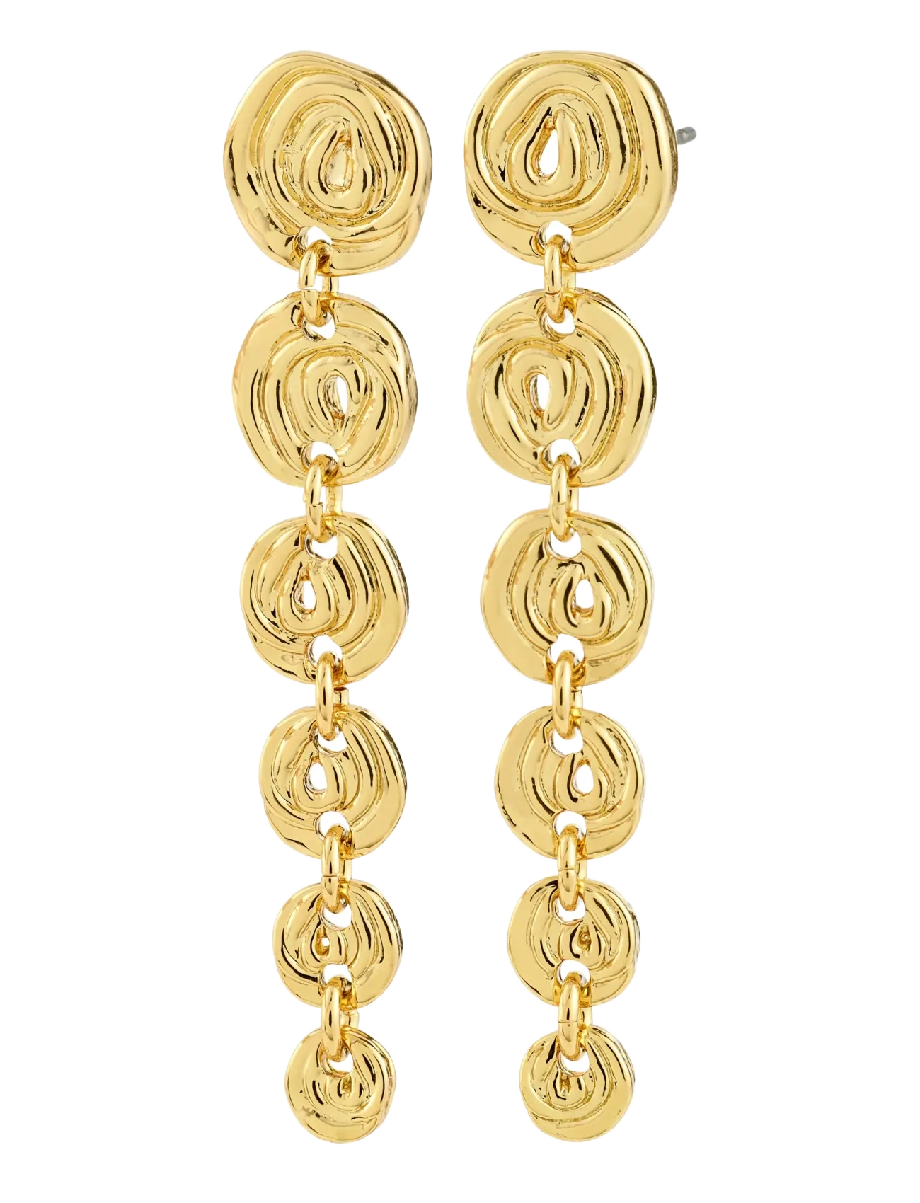 Pilgrim AIR earrings gold-plated - Statement-Ohrringe - GOLD PLATED / gold