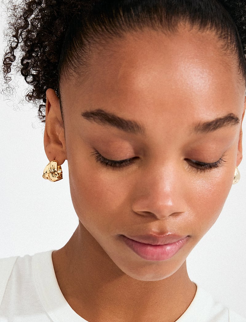 Pilgrim - JOHNNIE earrings gold-plated - creoler & hoops - gold plated - 2