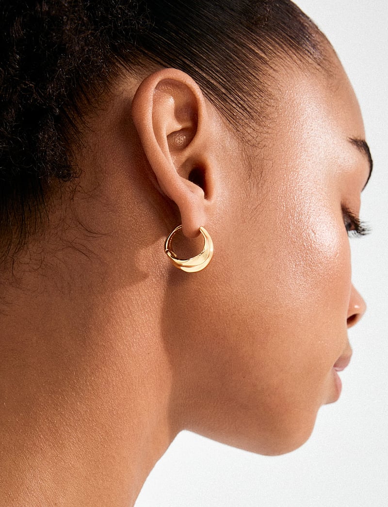 Pilgrim - JOHNNIE earrings gold-plated - creoler & hoops - gold plated - 3