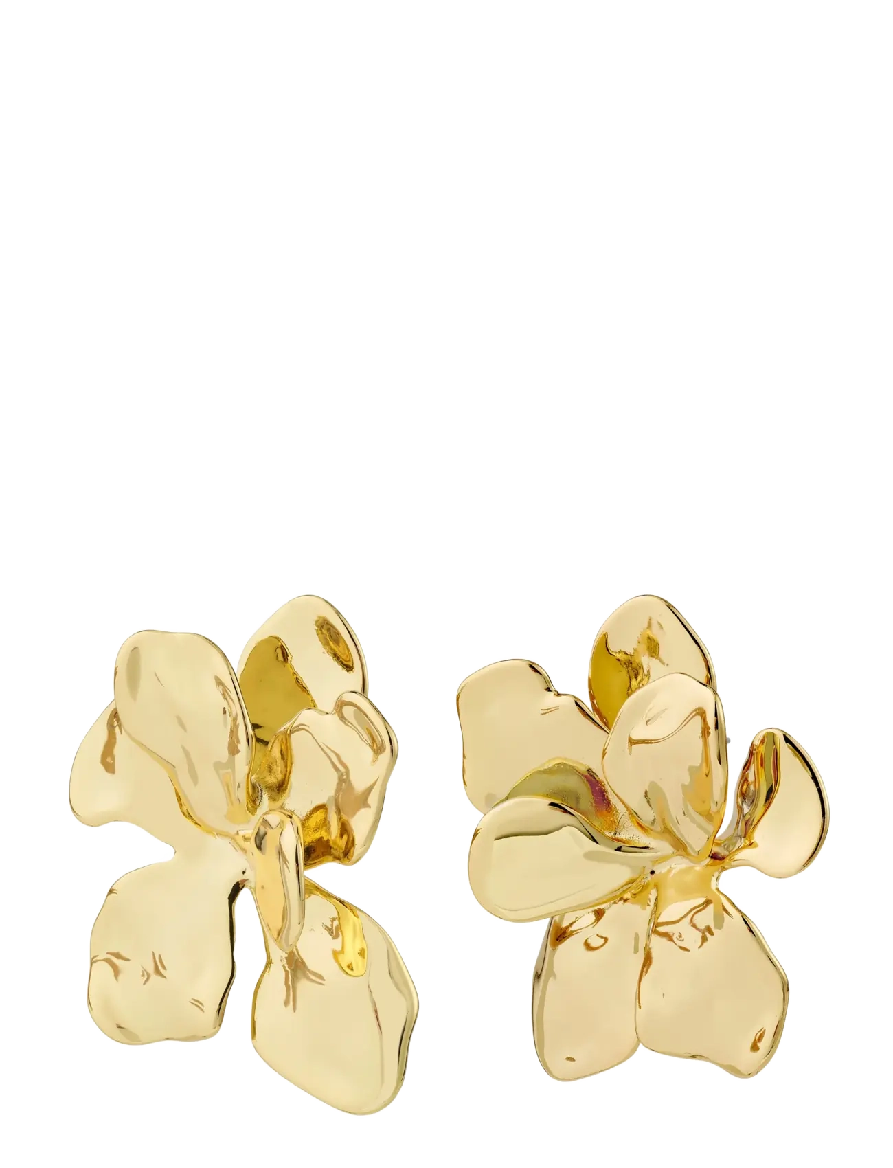 HALEN earrings gold-plated - GOLD PLATED