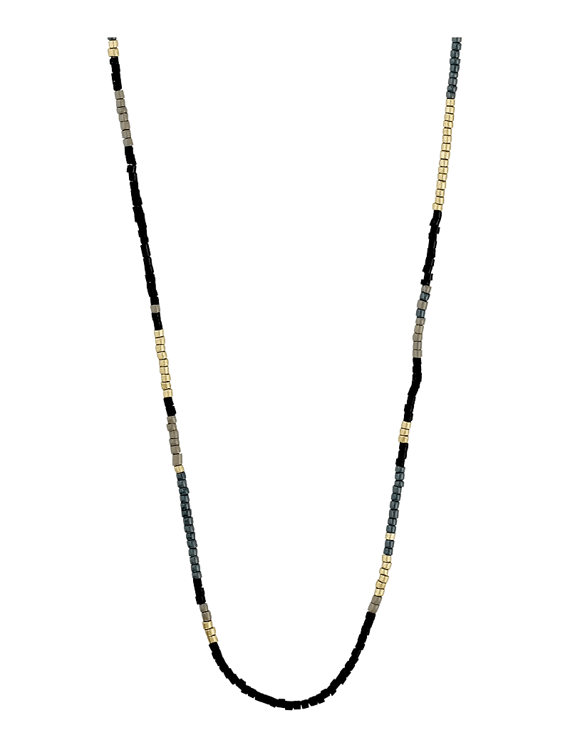 Pilgrim - ALISON necklace black, gold-plated - konfirmatsioon - gold plated - 1