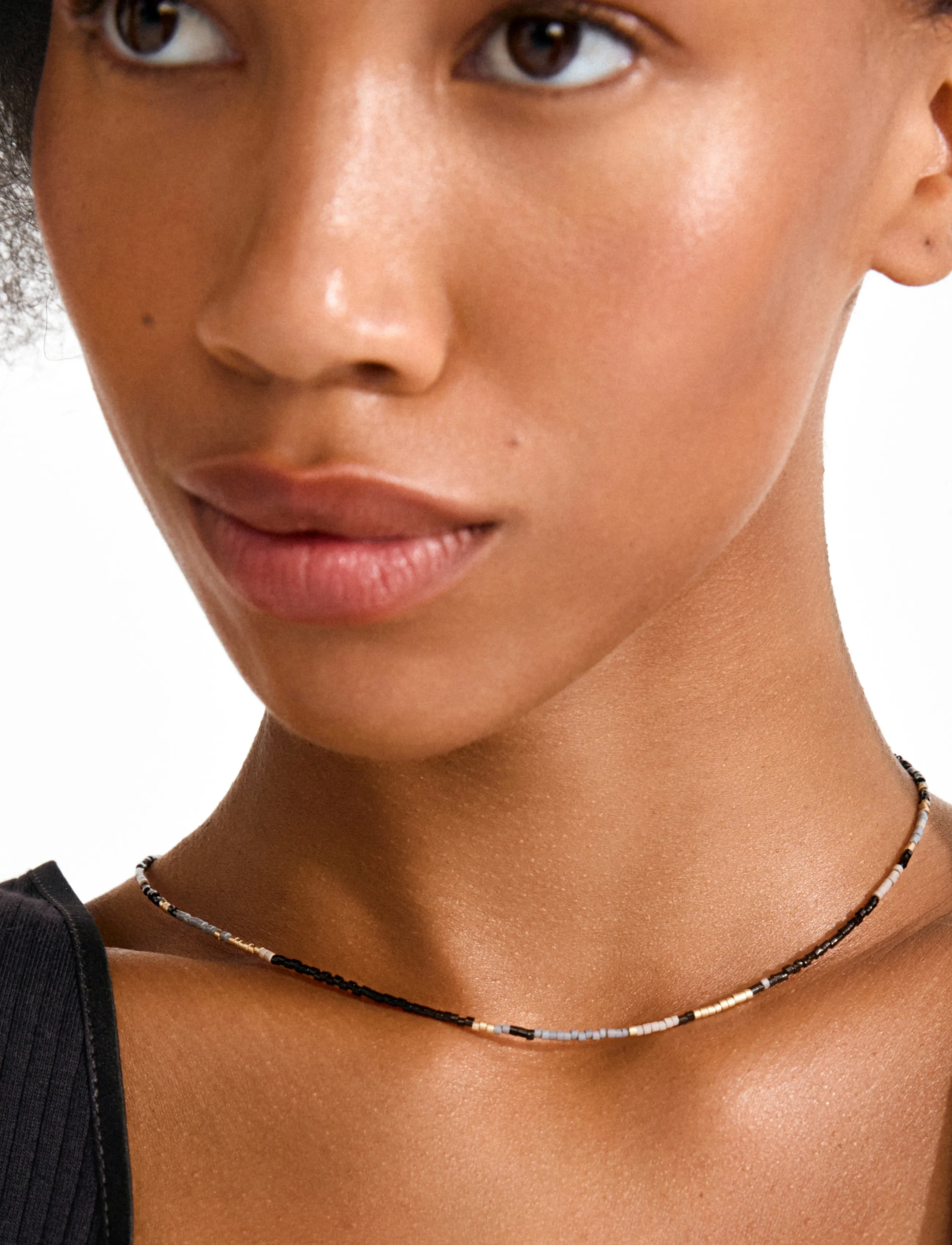 Pilgrim - ALISON necklace black, gold-plated - konfirmation - gold plated - 3