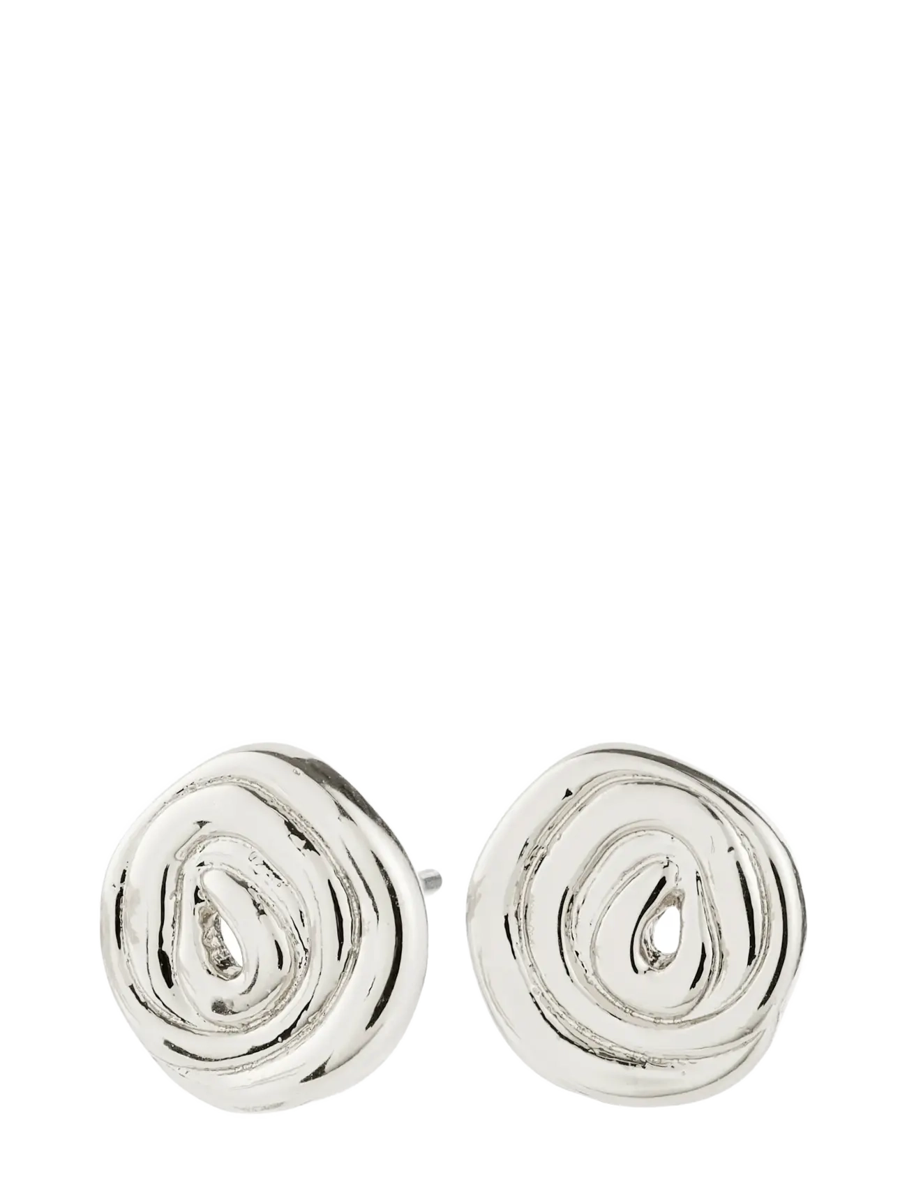 Pilgrim AIR earrings silver-plated - Øreringe - SILVER PLATED / silver