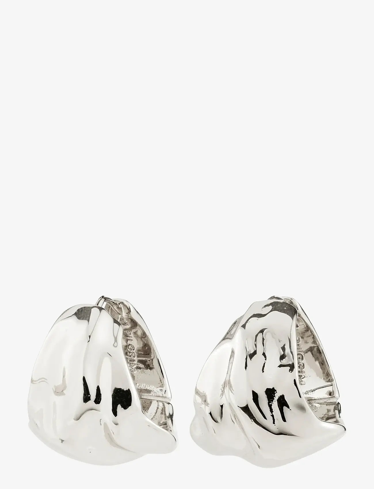 Pilgrim - JOHNNIE earrings silver-plated - hoops - silver plated - 1