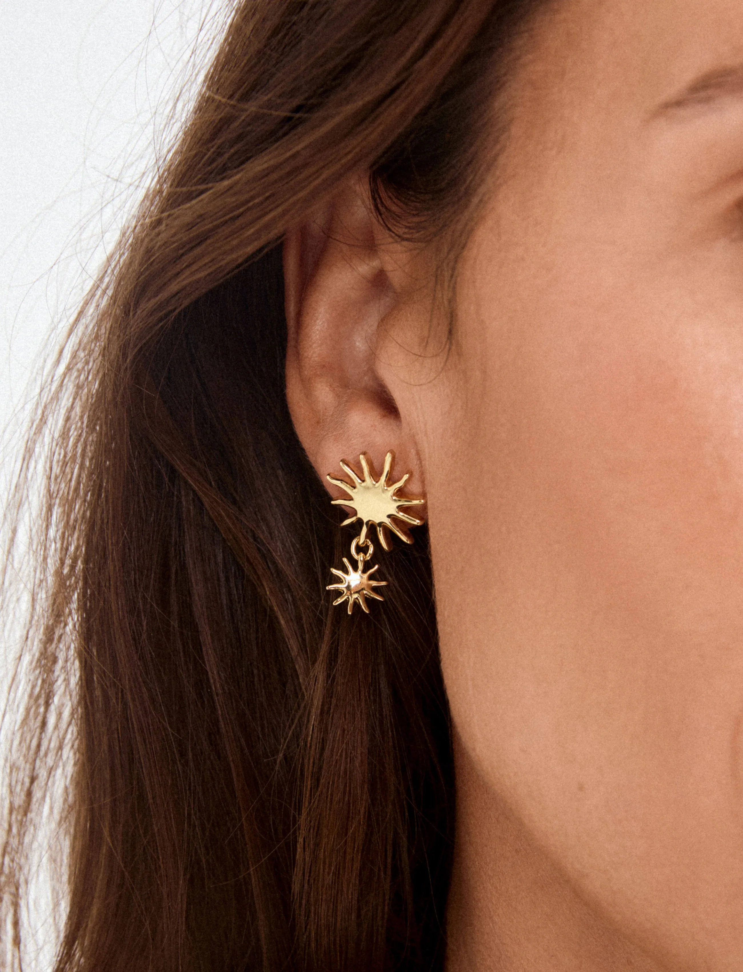 PILGRIM Lyricus Earrings Gold-Plated örhängen dam – bild 2