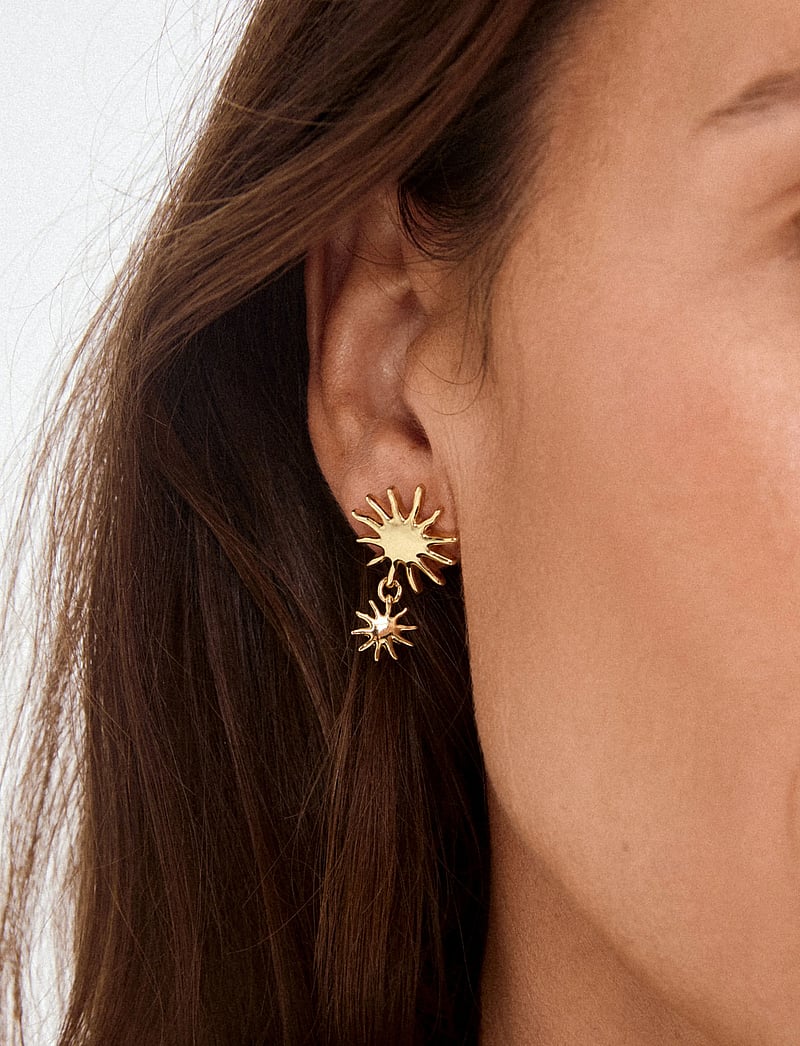 Pilgrim - LYRICUS earrings gold-plated - ohrhänger - gold plated - 2