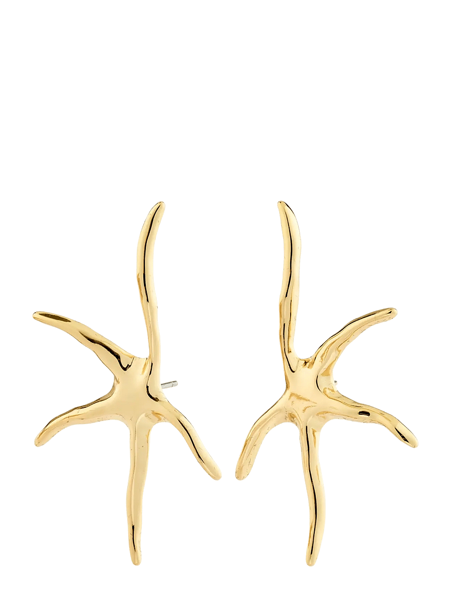 Pilgrim - PRISM earrings gold-plated - statement øreringe - gold plated - 1