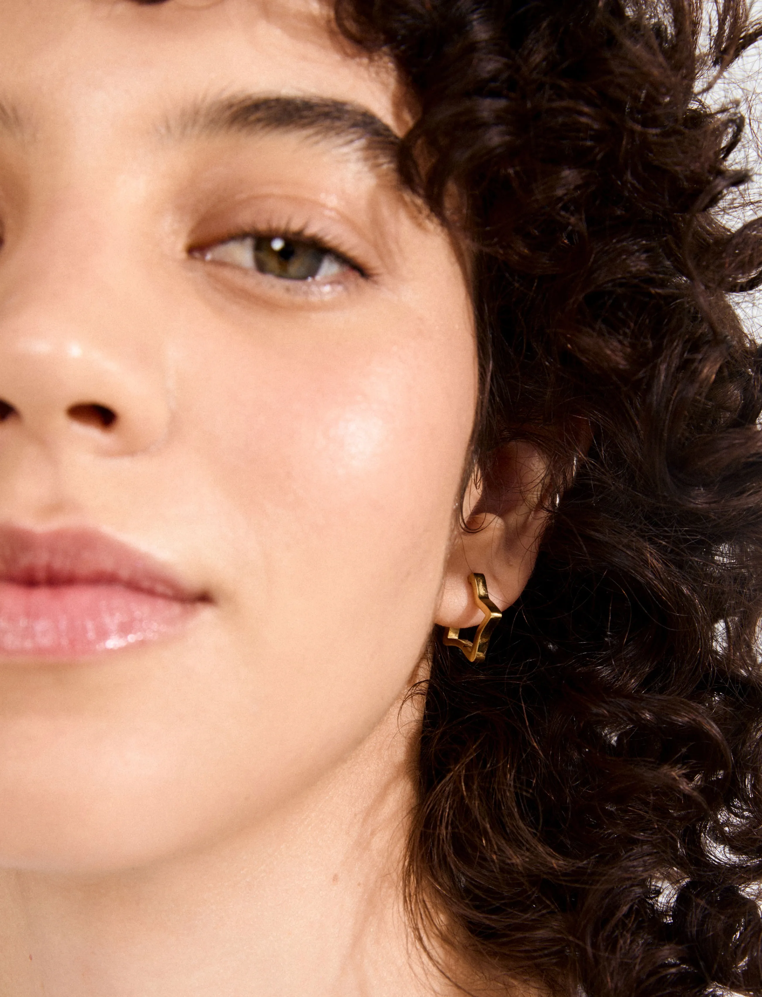 Pilgrim - SOLARI earrings gold-plated - kreolen - gold plated - 1
