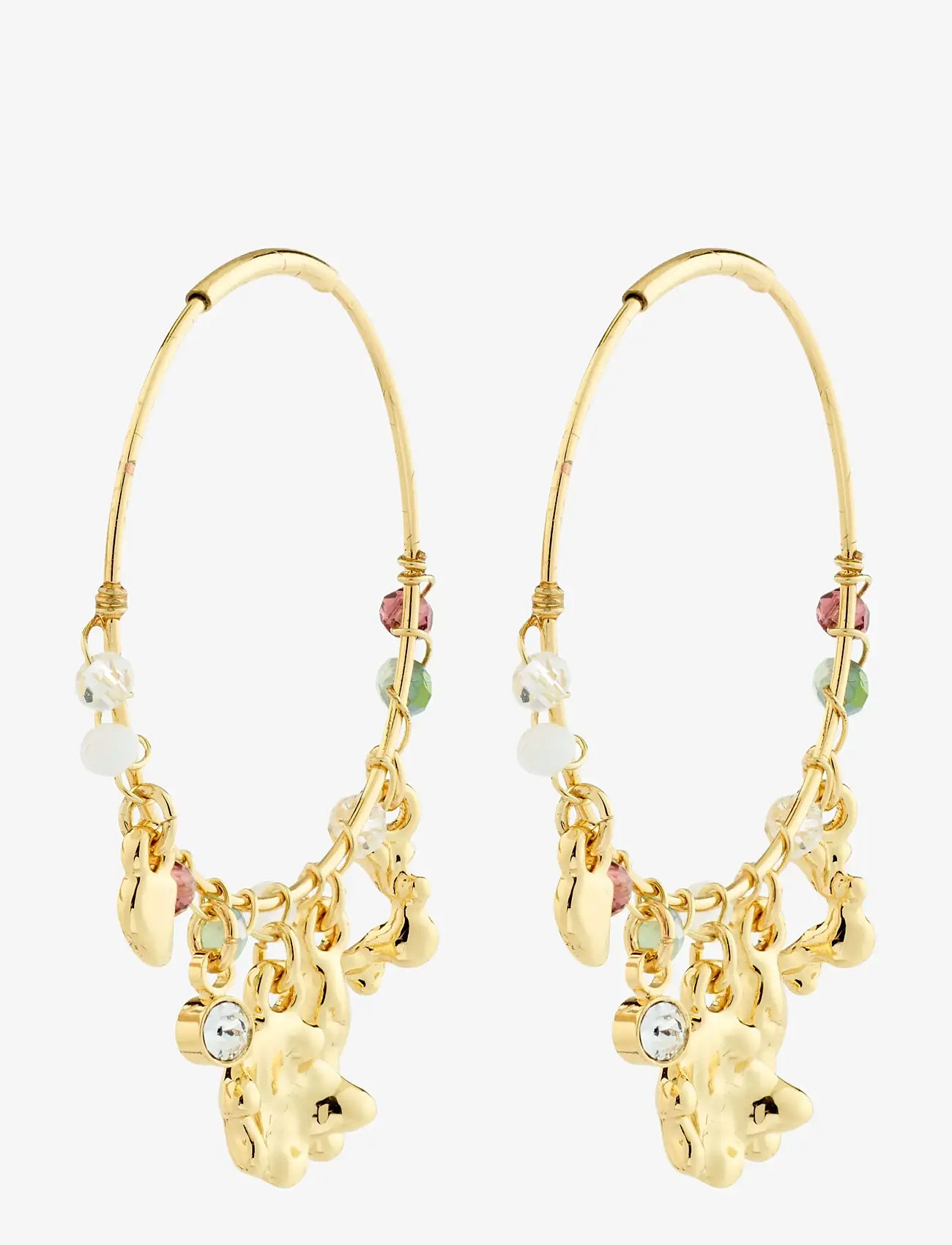 Pilgrim - TOVIN earrings gold-plated - hoops - gold plated - 1