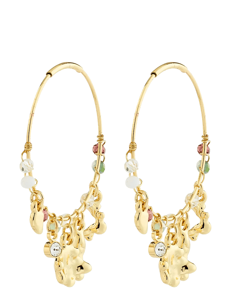 Pilgrim - TOVIN earrings gold-plated - hoops - gold plated - 1