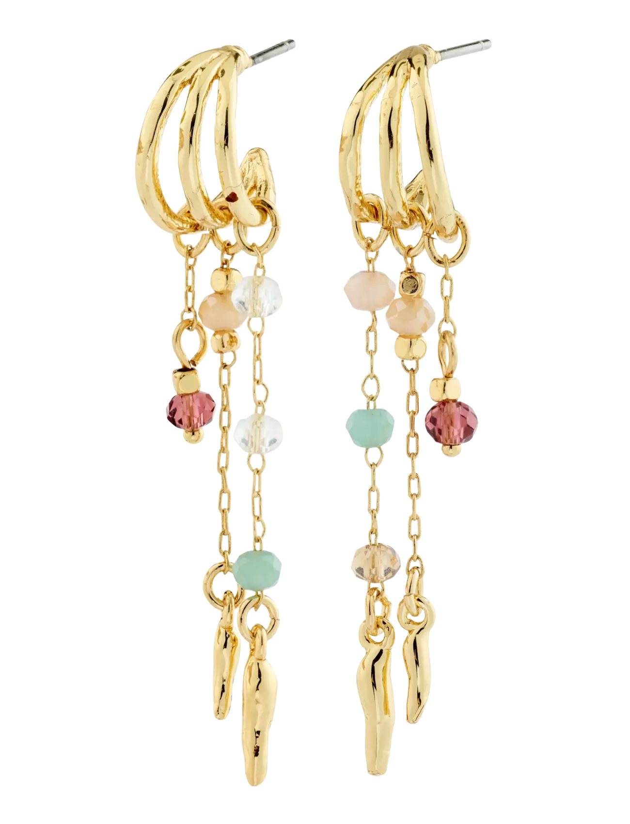 Pilgrim MORIN earrings gold plated - Konfirmatsioon - GOLD PLATED / gold