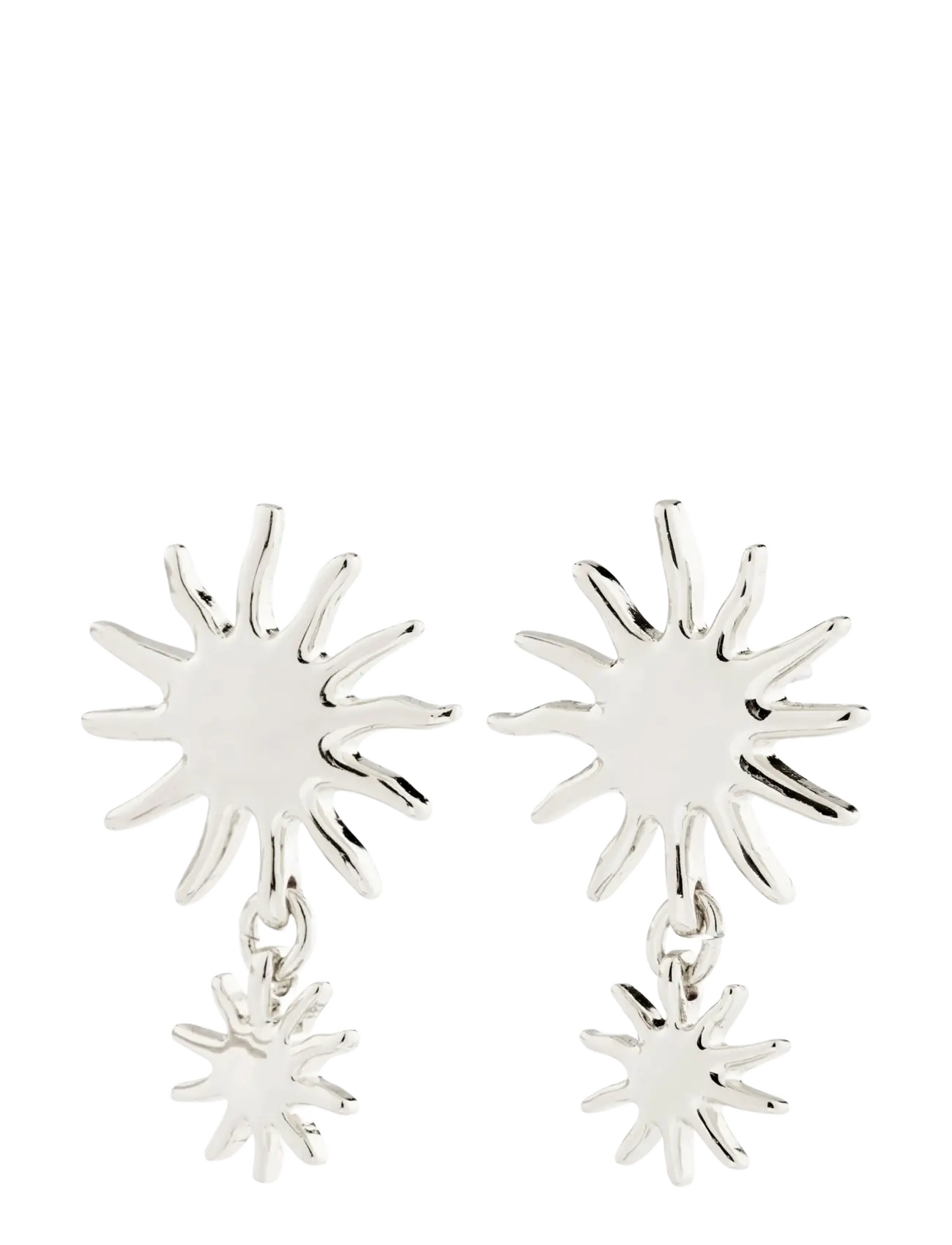 Pilgrim LYRICUS earrings silver-plated - Ehted - SILVER PLATED / silver