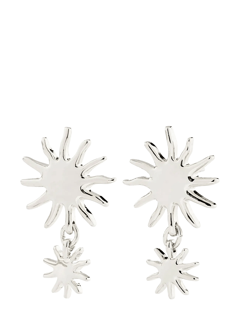 Pilgrim - LYRICUS earrings silver-plated - ohrhänger - silver plated - 1