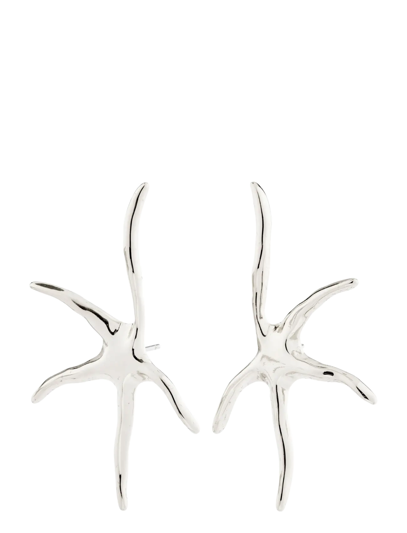 Pilgrim PRISM earrings silver-plated - Ehted - SILVER PLATED / silver