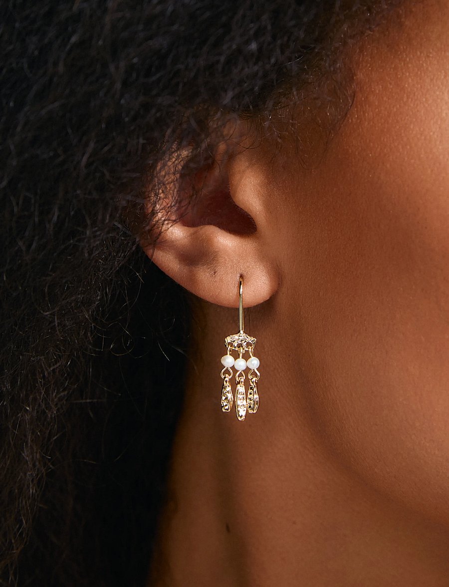 Pilgrim - VIREL earrings gold-plated - gold plated - 2