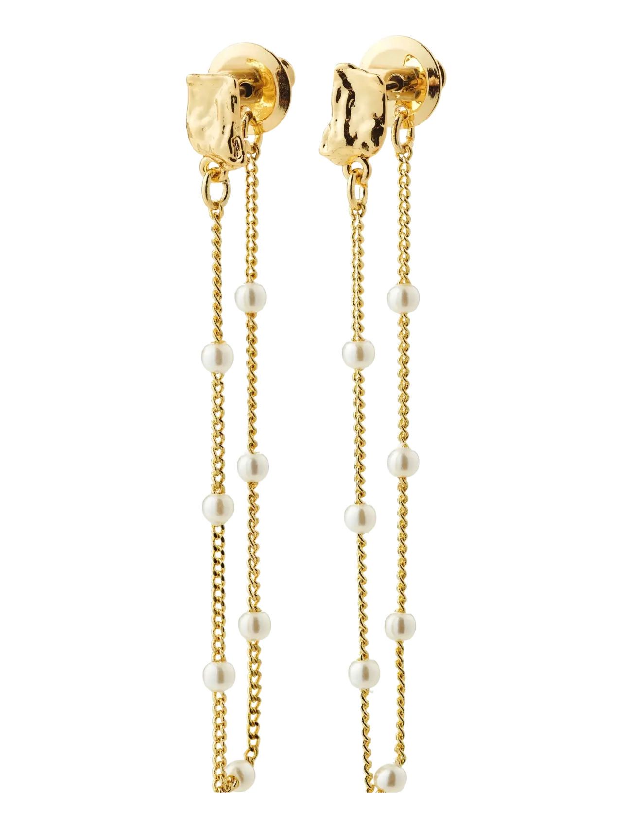 Pilgrim AERUN earrings gold-plated - Oorbellen - GOLD PLATED / gold