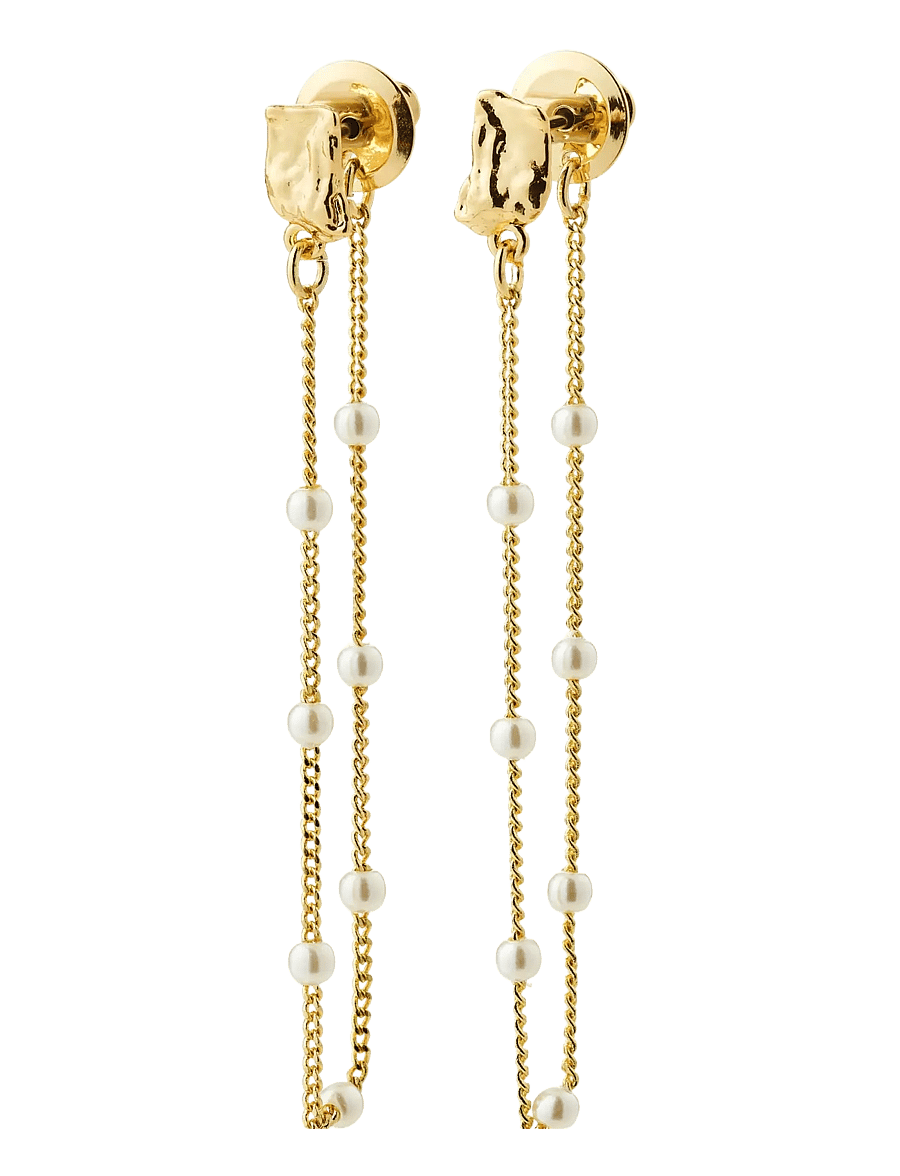 Pilgrim - AERUN earrings gold-plated - gold plated - 1
