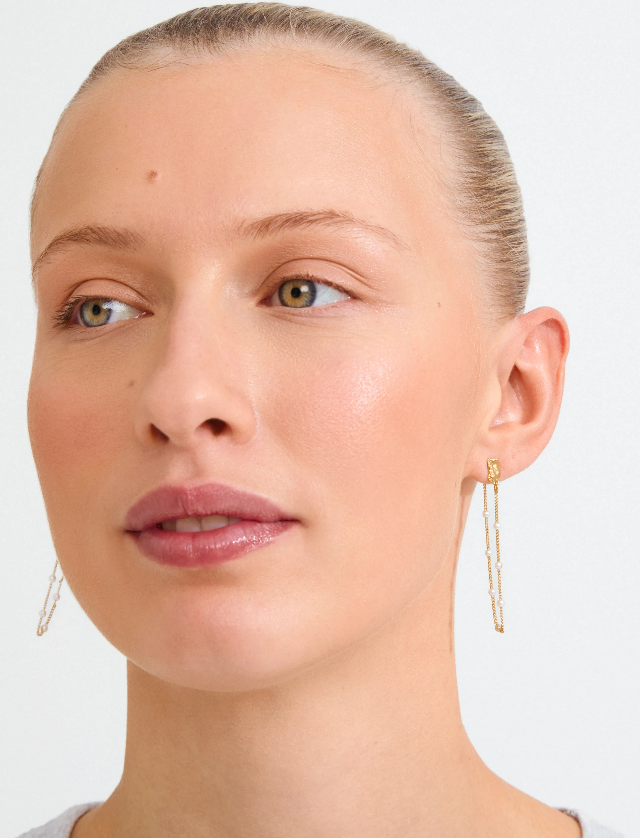 Pilgrim Aerun Earrings Gold-Plated, One Size, Earrings, Gold - Pendants Frauen