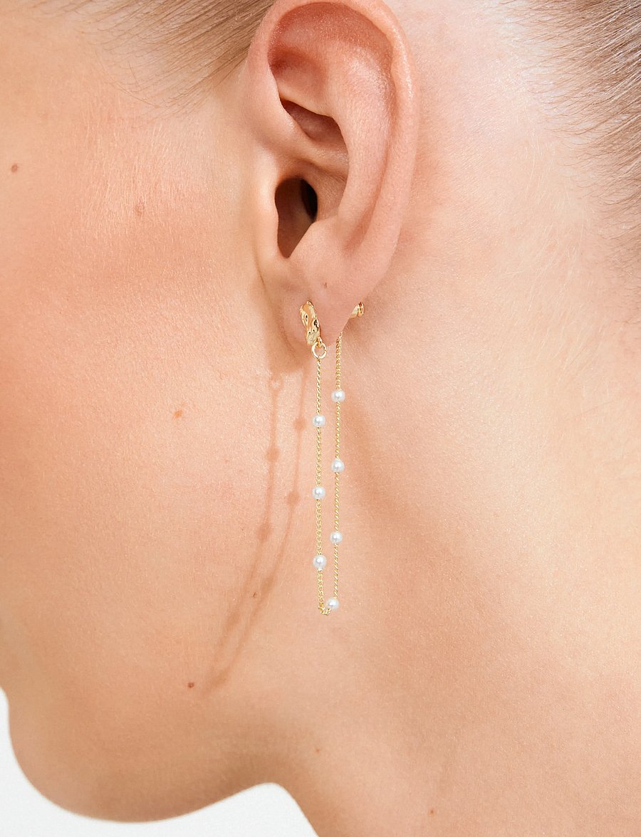 Pilgrim - AERUN earrings gold-plated - gold plated - 2