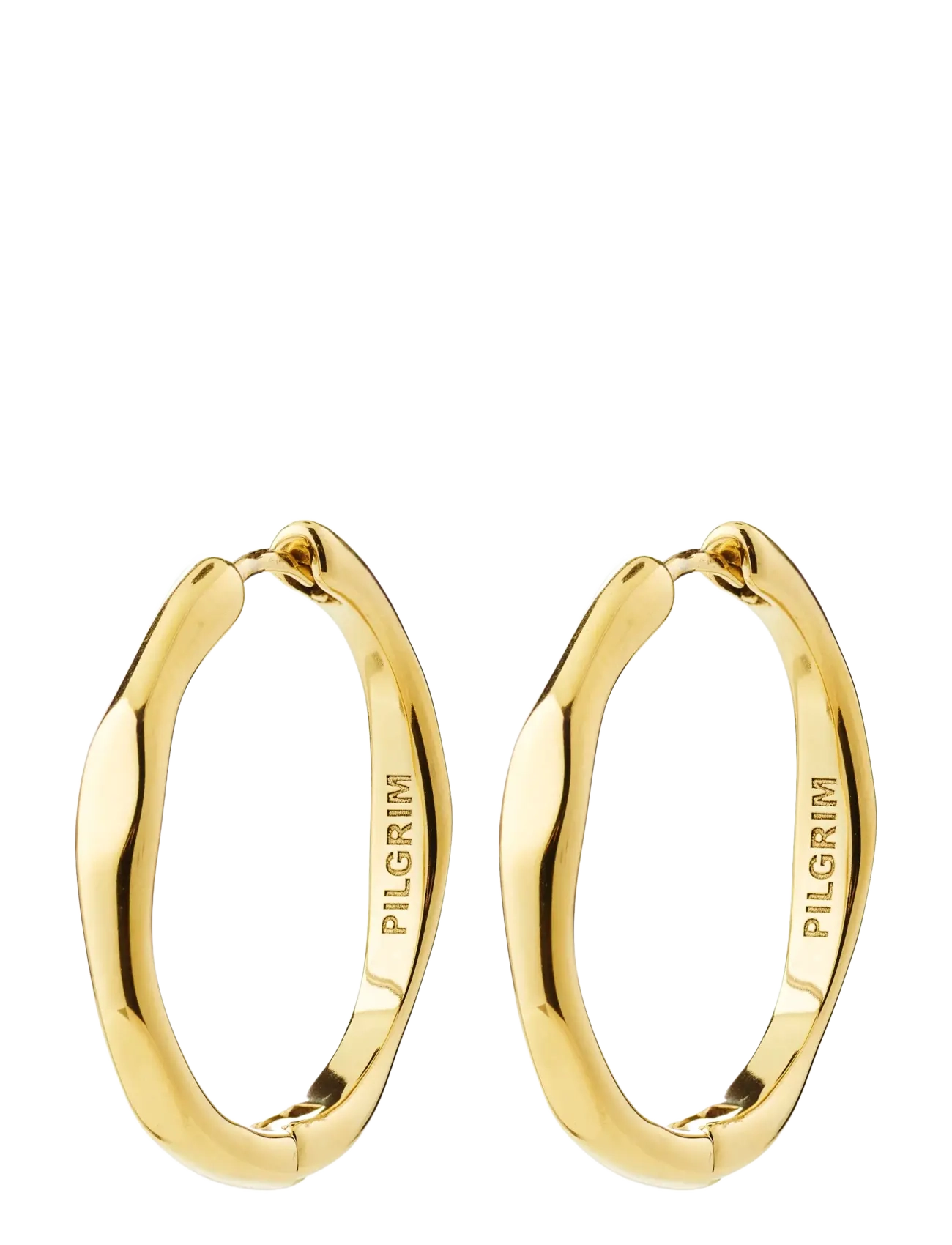 Pilgrim INNER hoop earrings gold-plated - Oorbellen - GOLD PLATED / gold