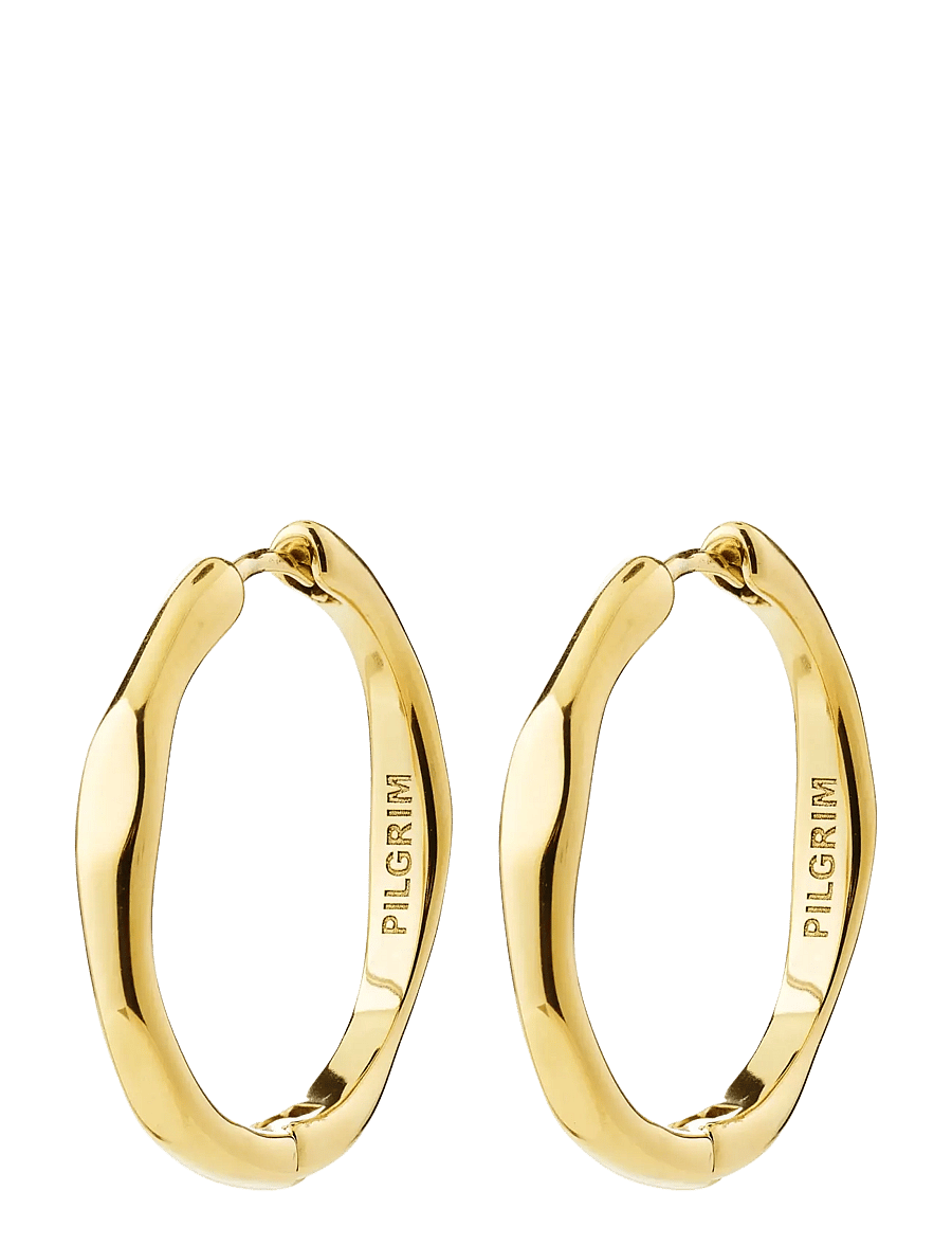 Pilgrim - INNER hoop earrings gold-plated - kreolen - gold plated - 1