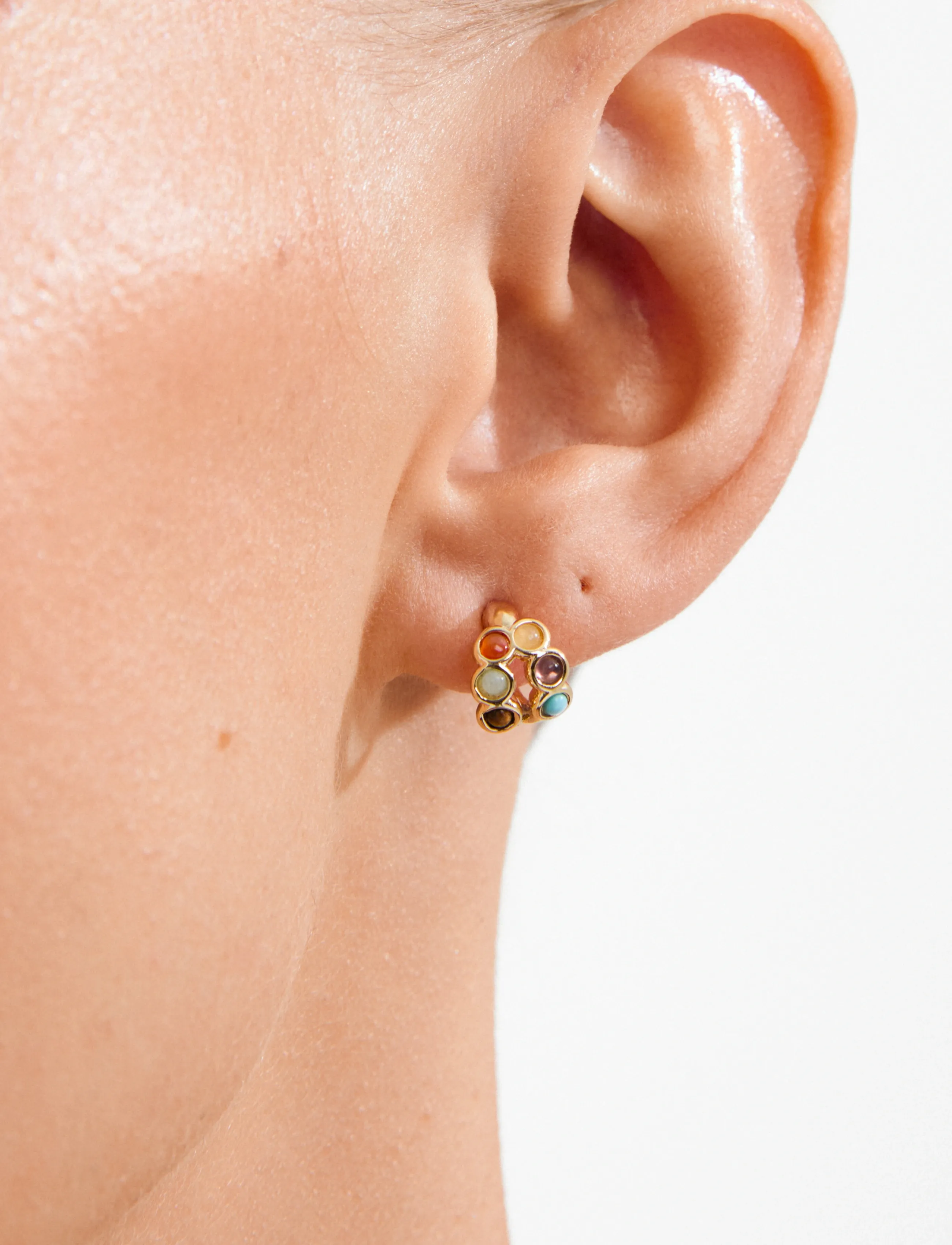 Pilgrim - LONNIE earrings gold-plated/multi - gold plated - 2