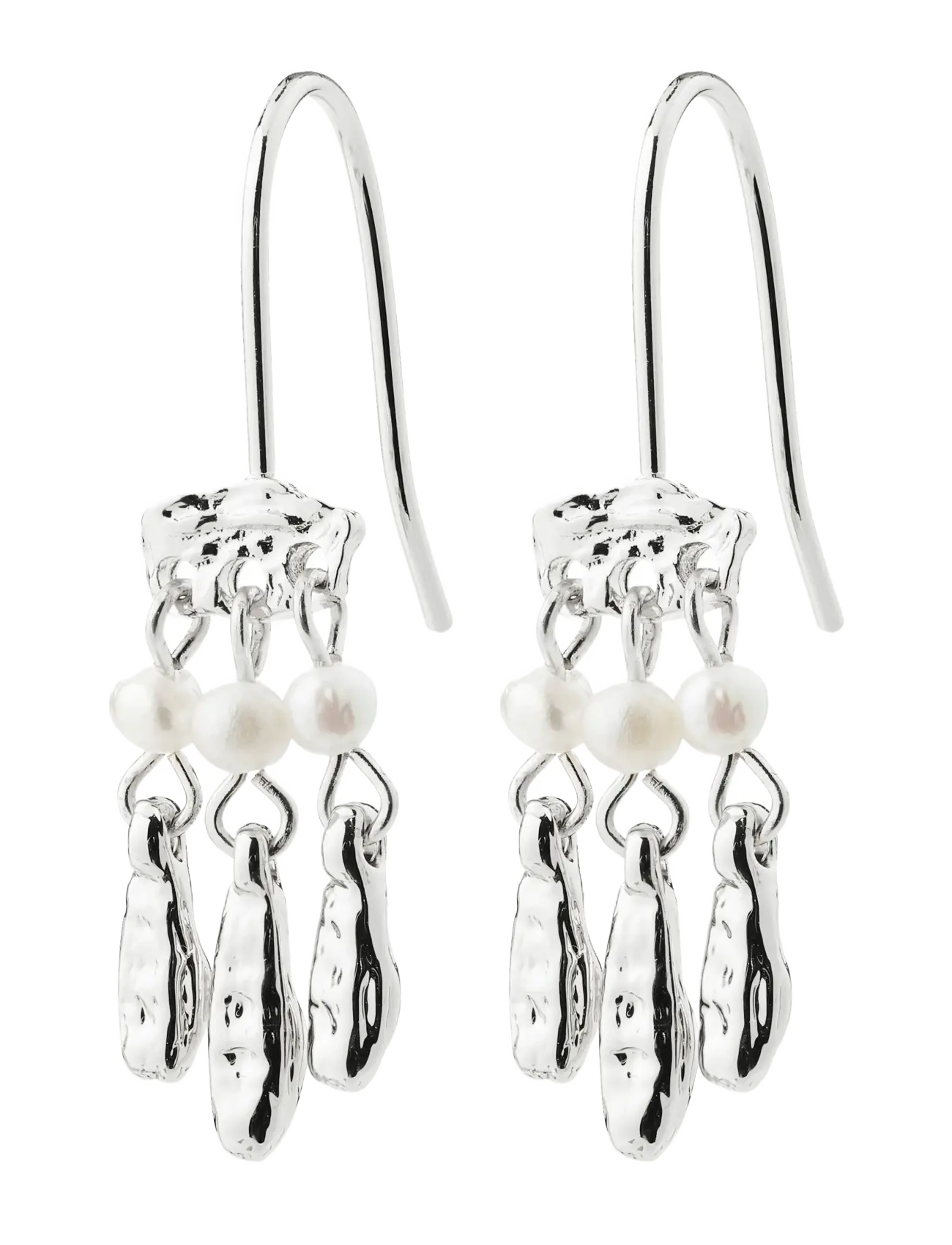 Pilgrim VIREL earrings silver-plated - Earrings - SILVER PLATED / silver