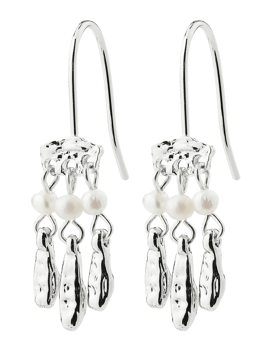 Pilgrim - VIREL earrings silver-plated - perlenohrringe - silver plated - 1