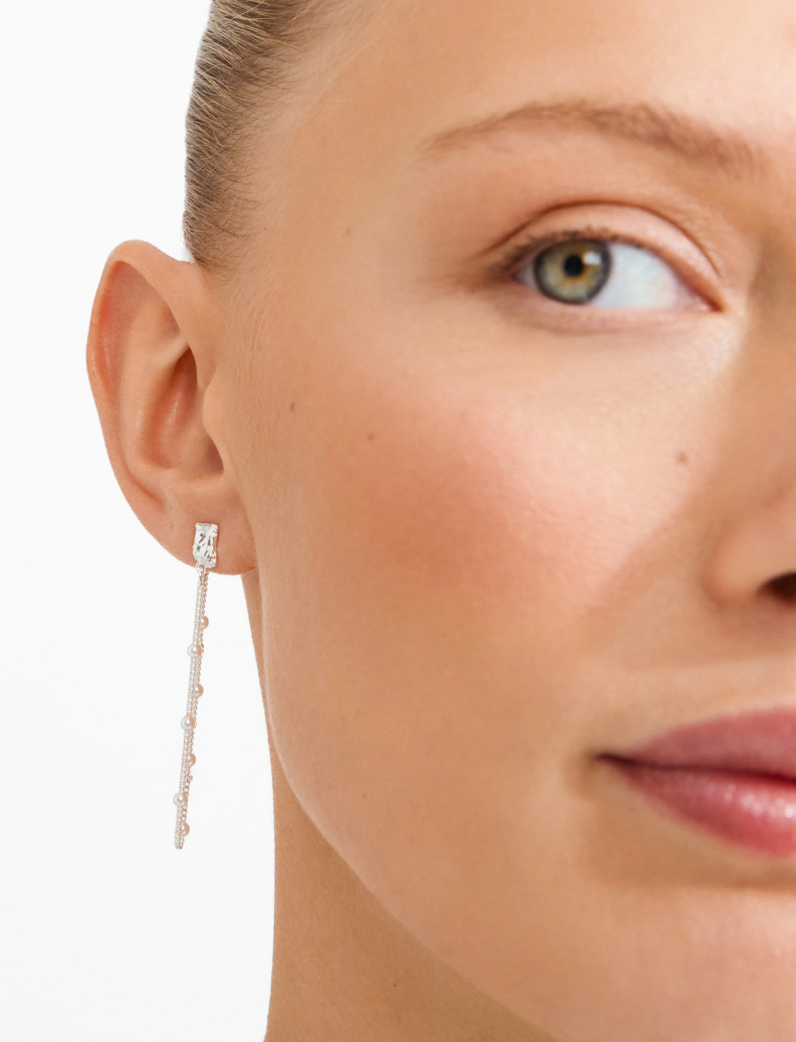 Pilgrim Aerun Earrings Silver-Plated, One Size, Earrings, Silber - Pendants Frauen