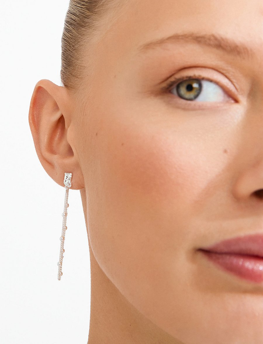 Pilgrim - AERUN earrings silver-plated - ohrhänger - silver plated - 0