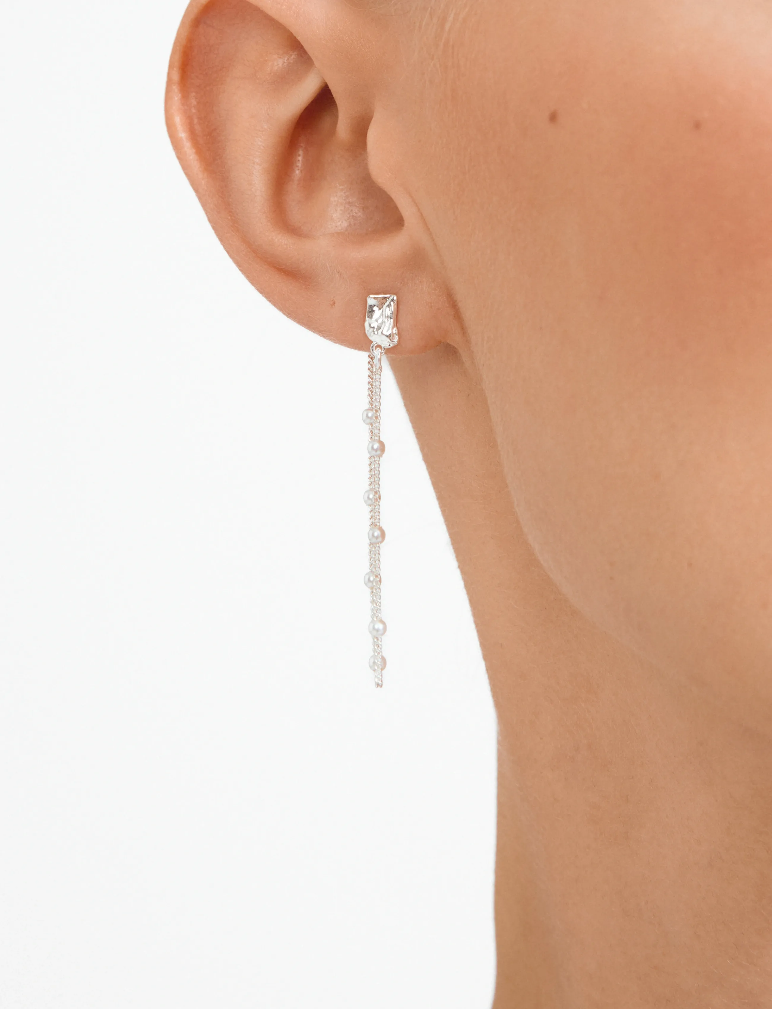 Pilgrim - AERUN earrings silver-plated - ohrhänger - silver plated - 2