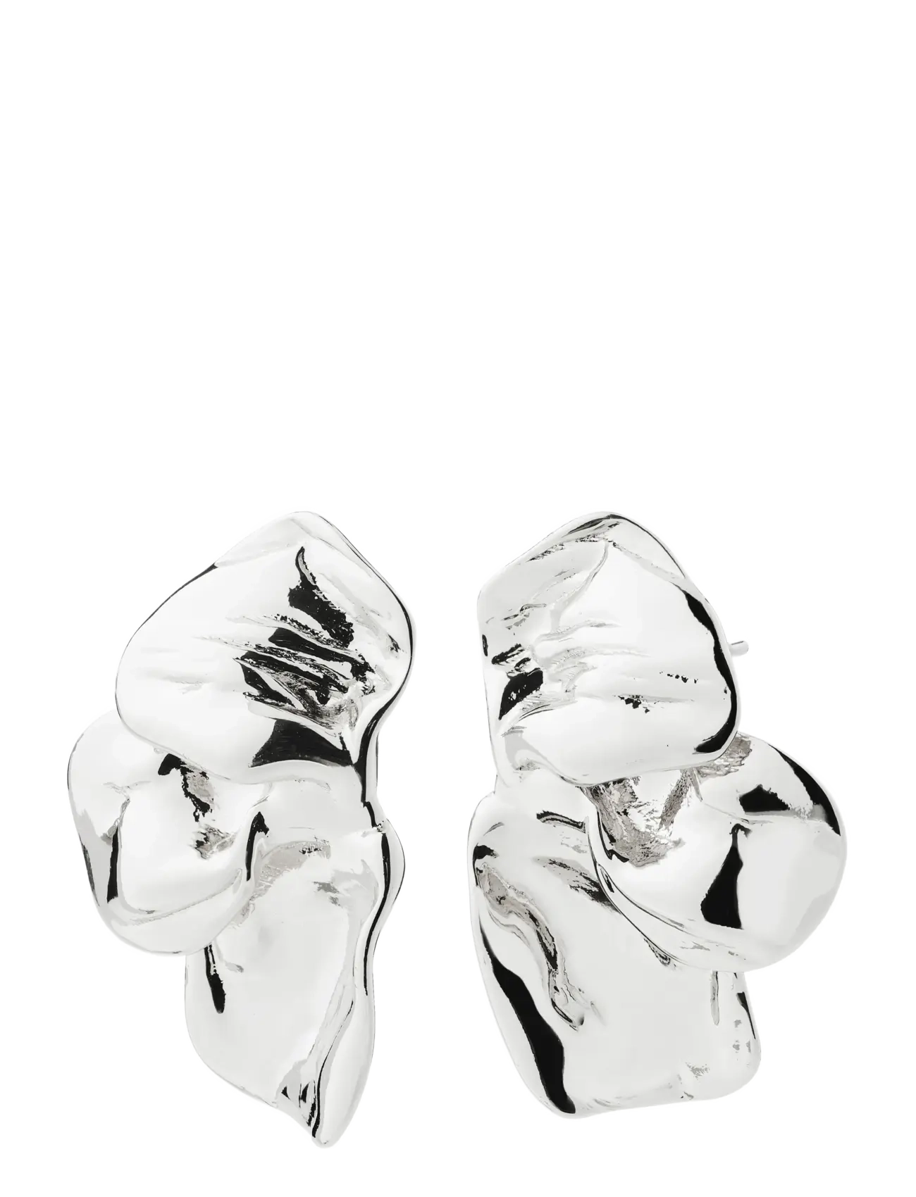 Pilgrim SOLARI earrings silver-plated - Oorbellen - SILVER PLATED / silver