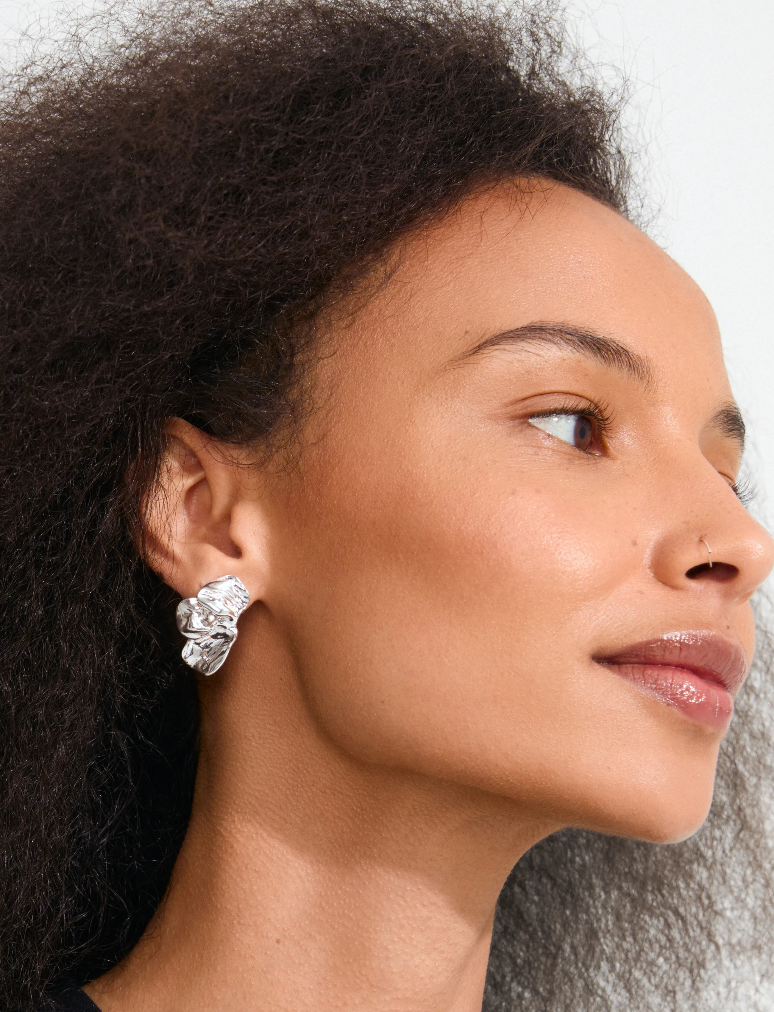 Pilgrim Solari Earrings Silver-Plated, One Size, Silver, Earrings > Statement Earrings, Dame