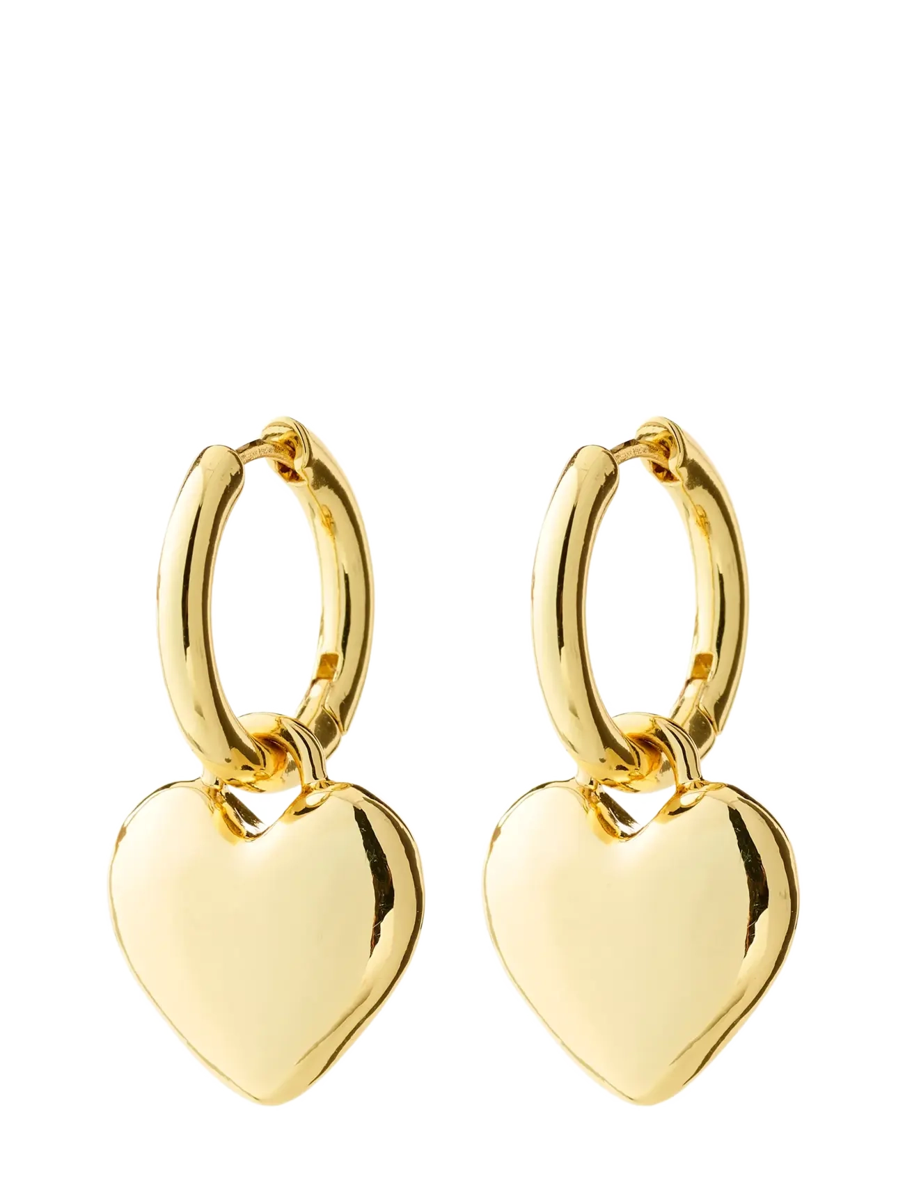 Pilgrim ARIEN heart earrings gold-plated - Pilgrim - GOLD PLATED / gold