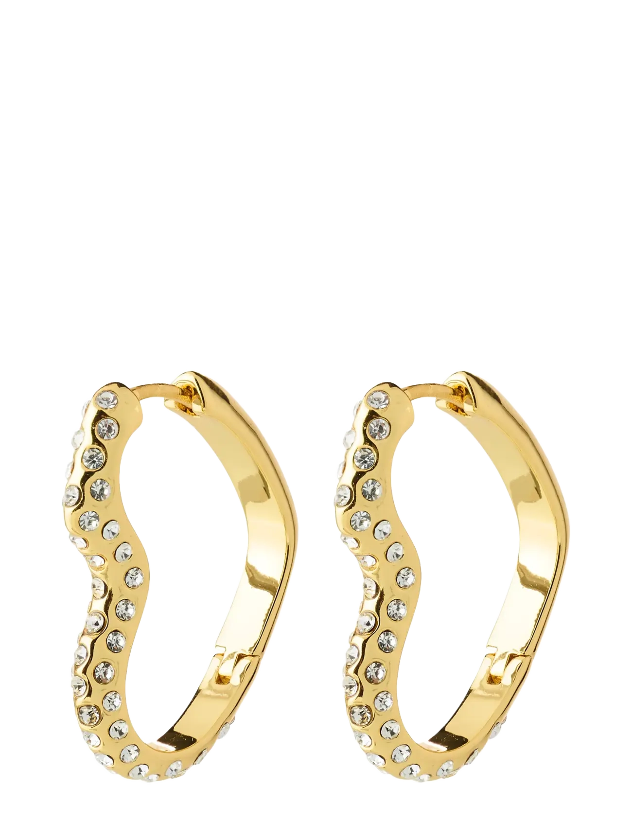 Pilgrim SORA heart earrings gold-plated - Ohrringe - GOLD PLATED / gold