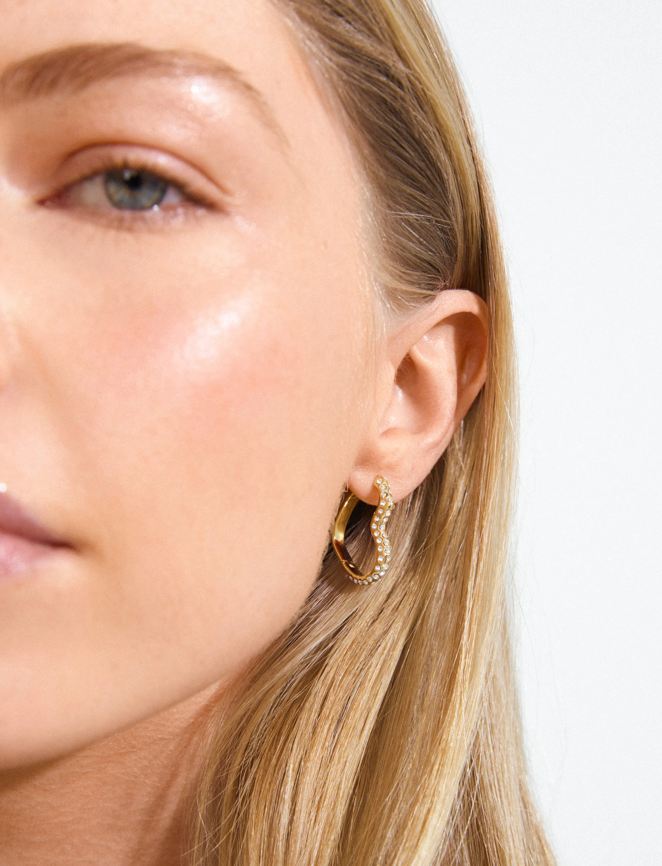 Pilgrim - SORA heart earrings gold-plated - kreolen - gold plated - 3
