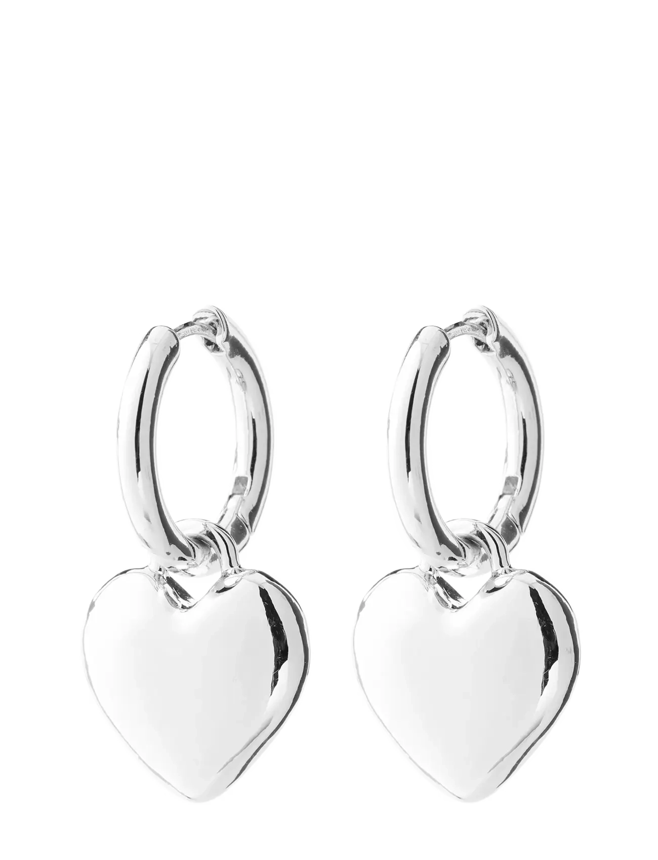 Pilgrim ARIEN heart earrings silver-plated - Pilgrim - SILVER PLATED / silver