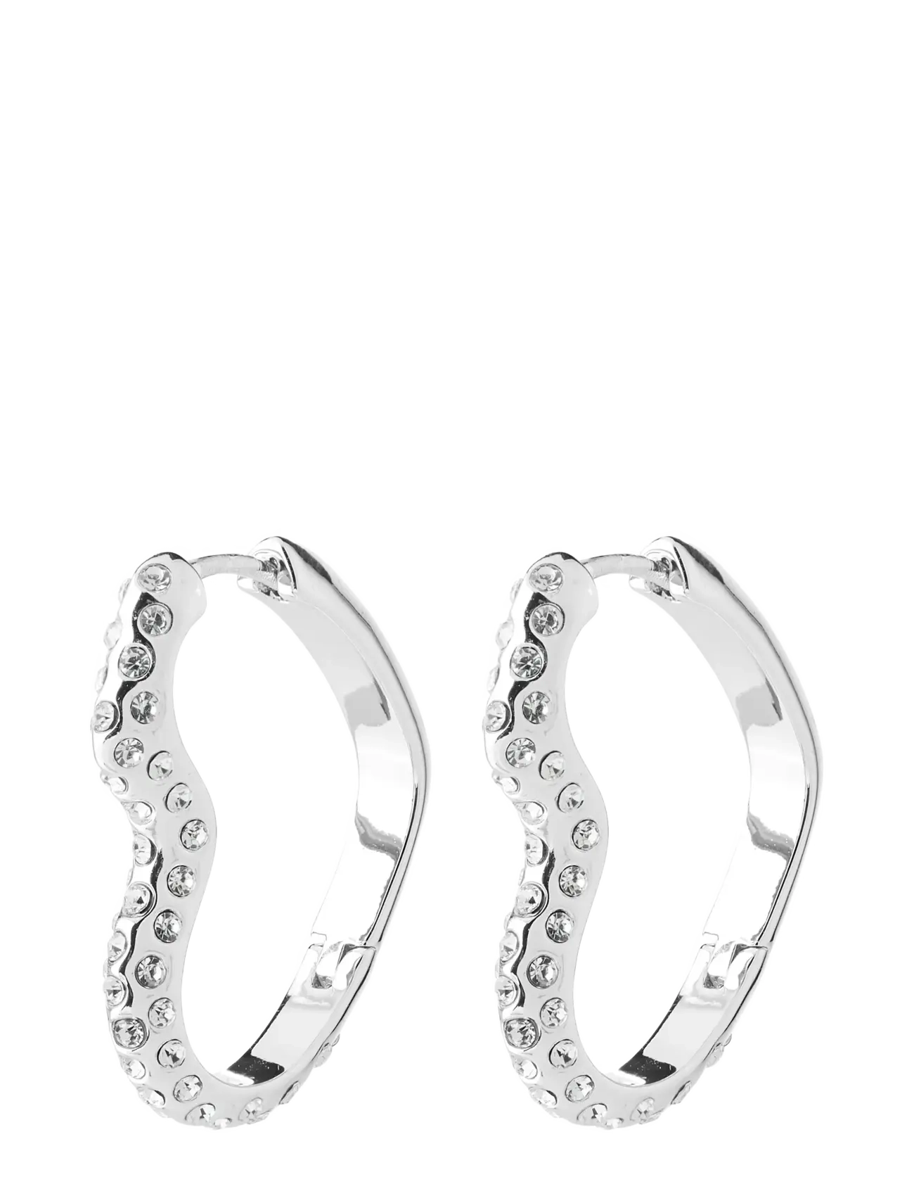 Pilgrim - Sora Heart Earrings Silver-Plated