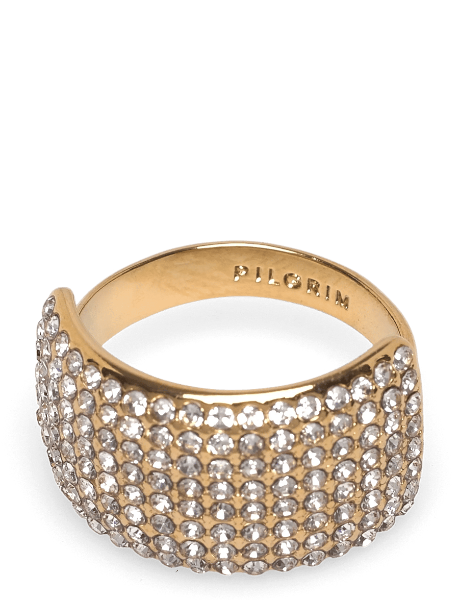 Pilgrim - ASPEN crystal ring gold-plated - sutvirtinimas - gold plated - 0