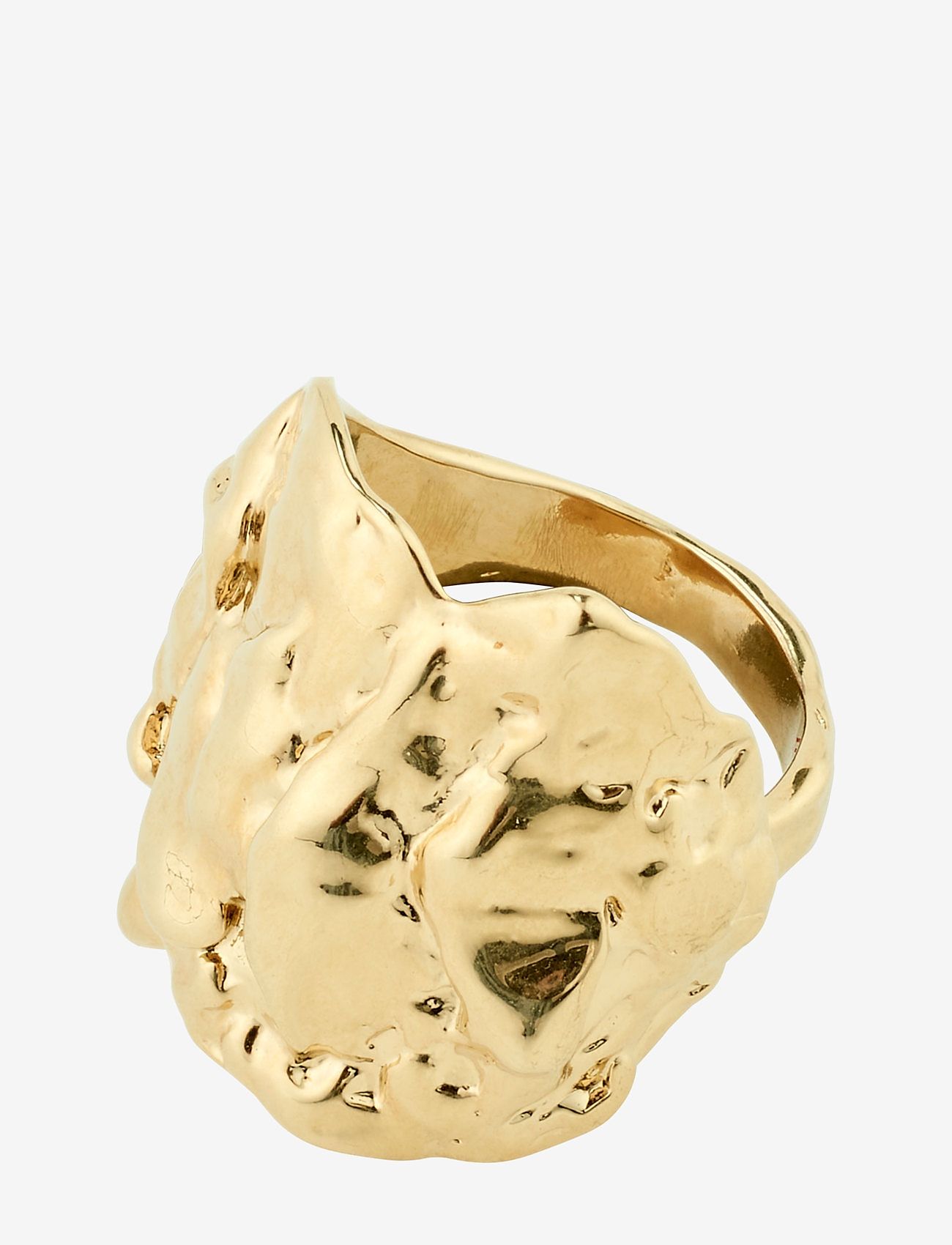 Pilgrim - ORAH recycled ring - party wear at outlet prices - gold plated - 0