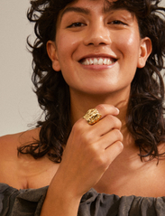 Pilgrim - ORAH recycled ring - party wear at outlet prices - gold plated - 2