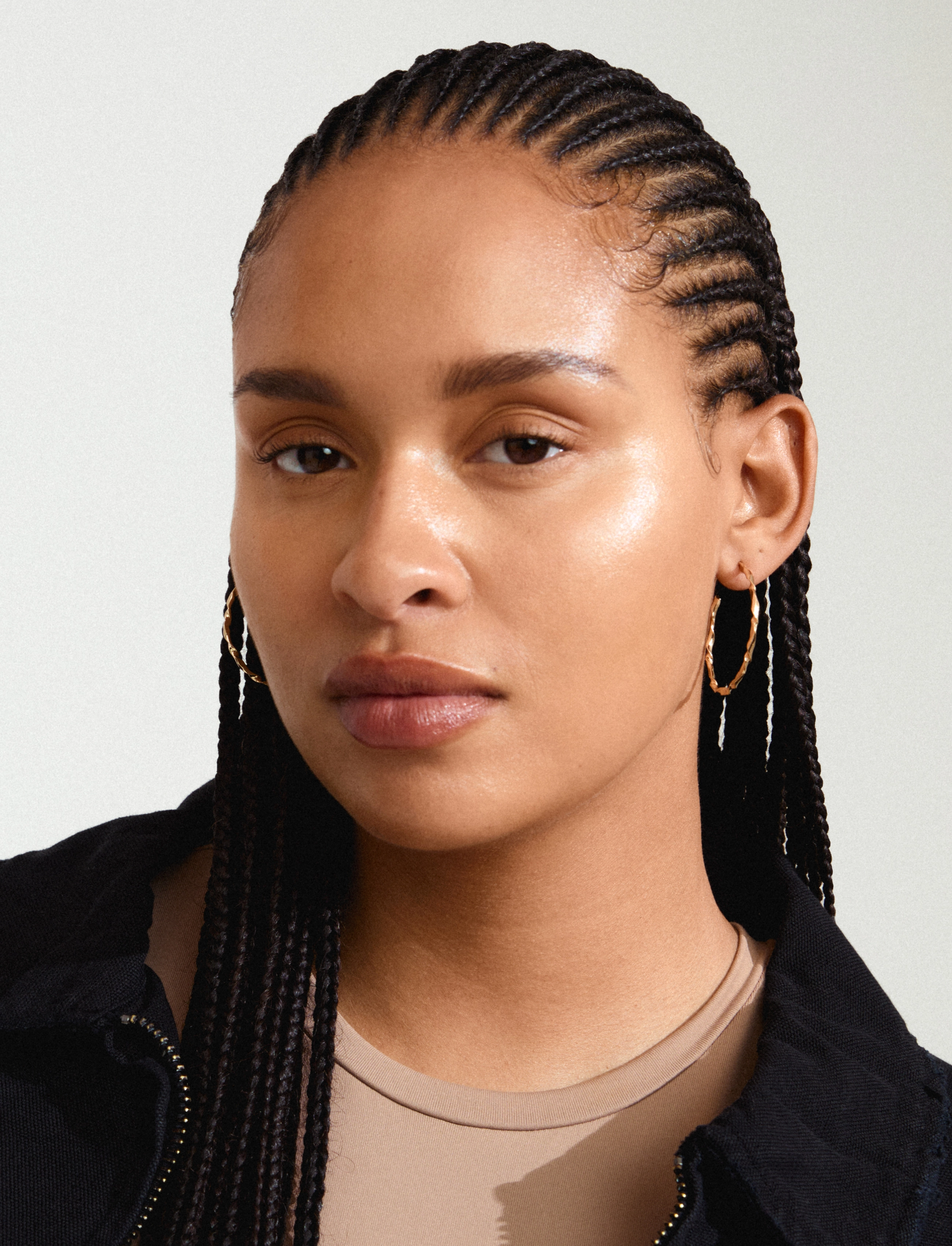 Pilgrim Wyatt Earrings Gold-Plated, One Size, Earrings, Gold - Hoops, Frauen