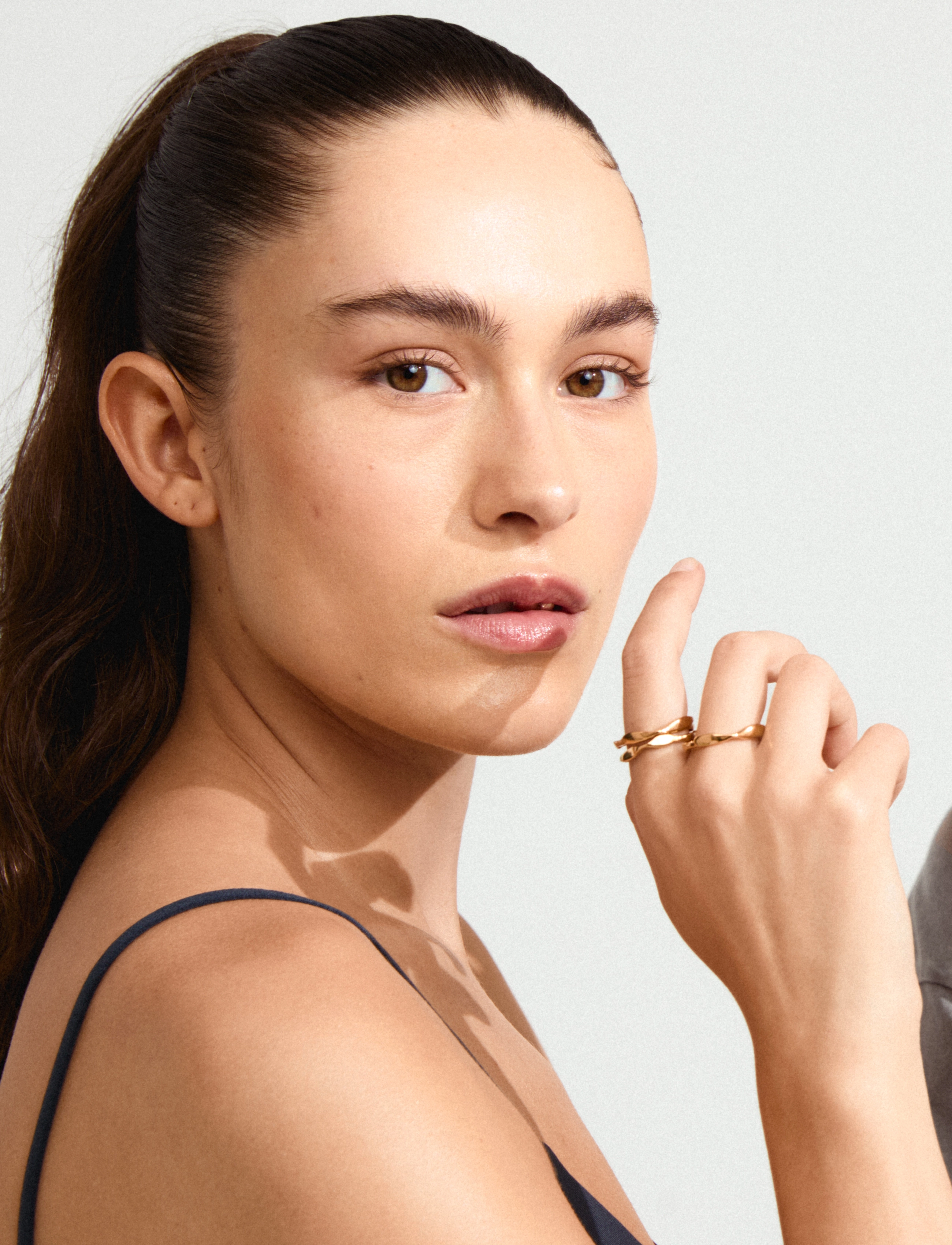 Pilgrim - WYATT rings, 3-in-1 set,  gold-plated - gold plated - 2
