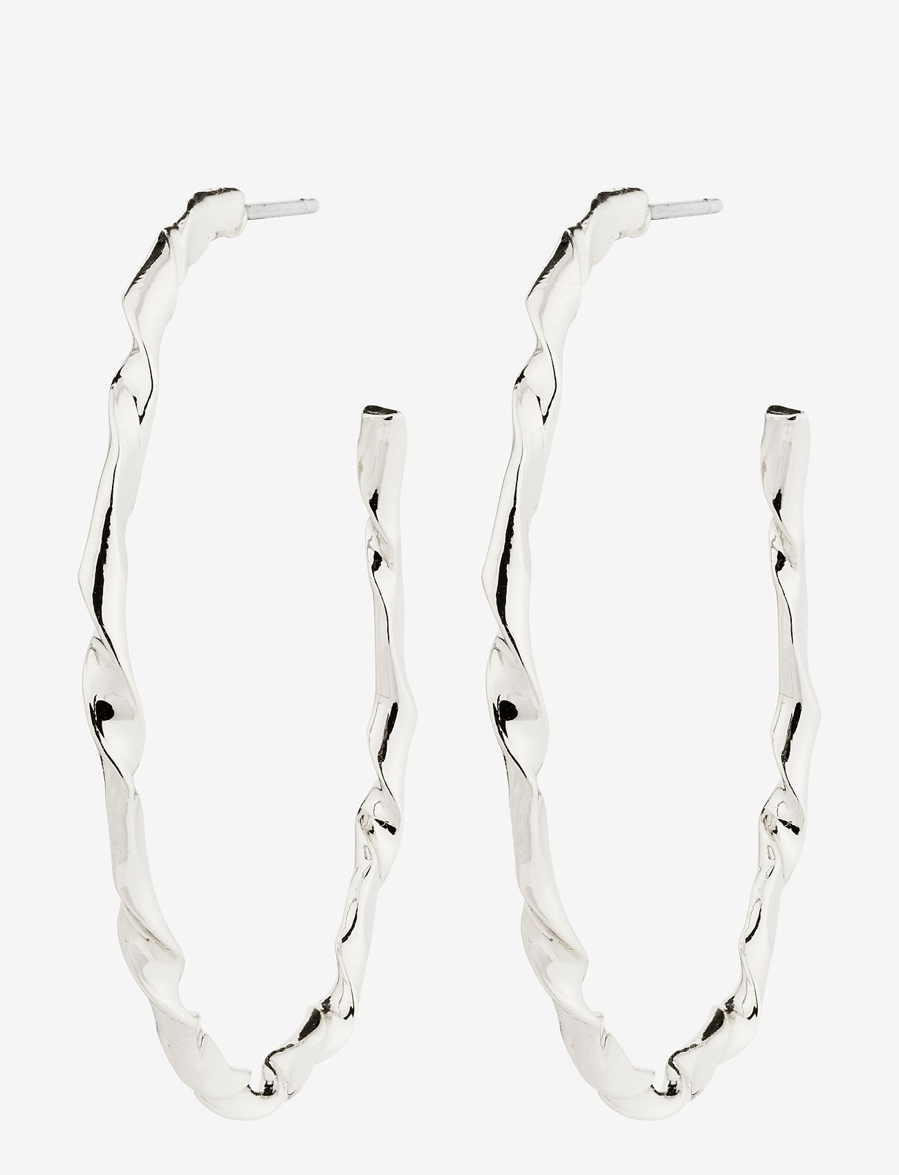 Pilgrim - WYATT earrings silver-plated - hoops - silver plated - 1