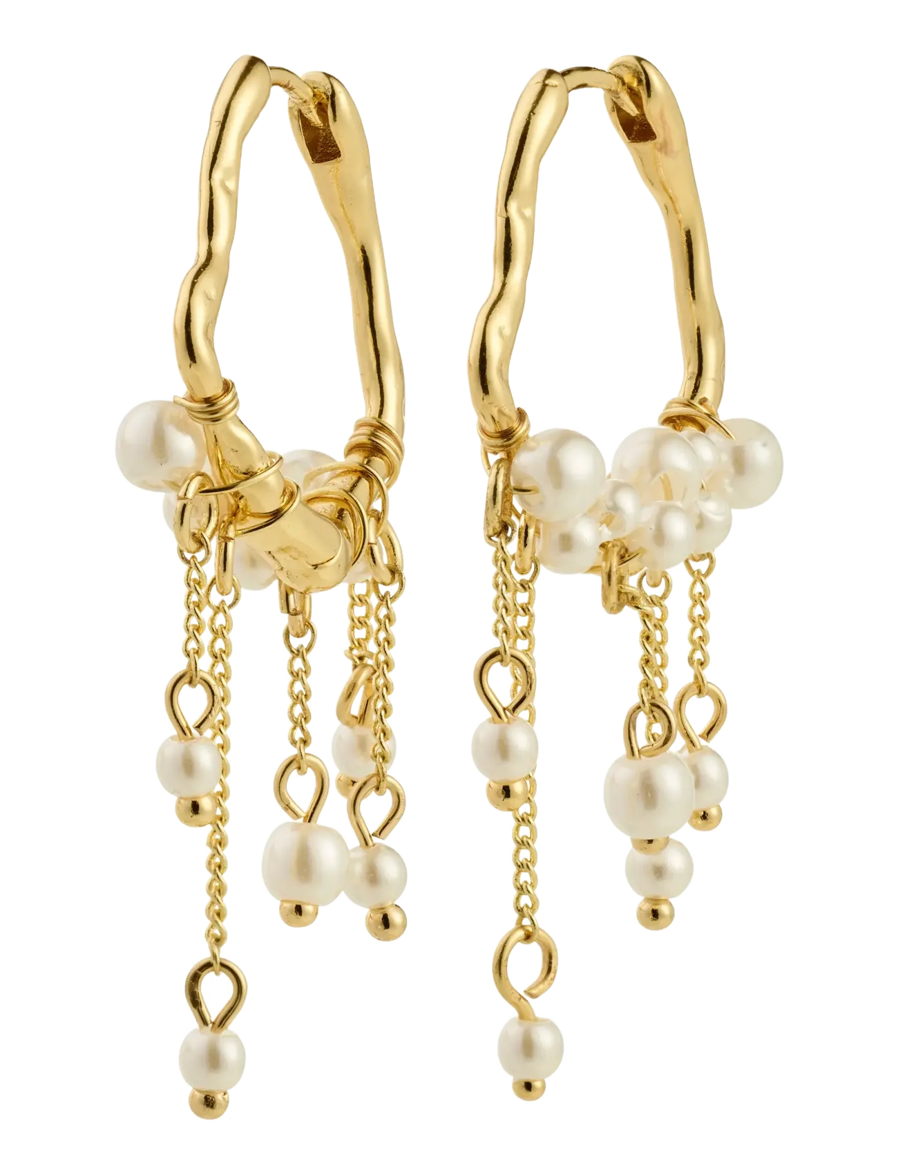 Pilgrim JASPER earrings gold-plated - Danske brands - GOLD PLATED / gold