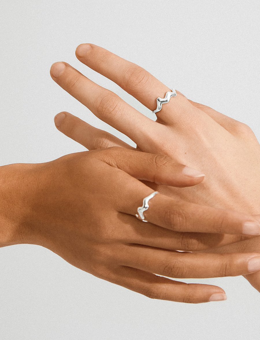 Pilgrim - LARKIN ring silver-plated - silver plated - 2
